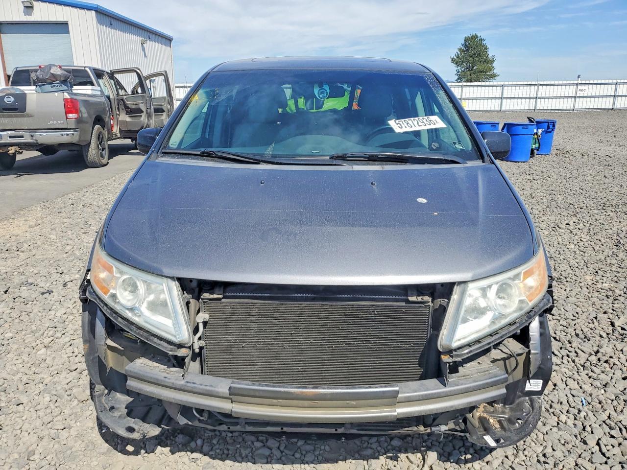 2011 Honda Odyssey Exl Charcoal vin: 5FNRL5H66BB100029