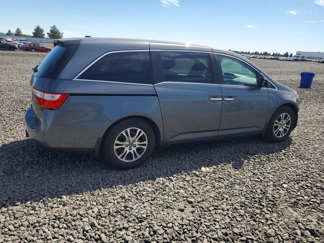 2011 Honda Odyssey Exl Charcoal vin: 5FNRL5H66BB100029