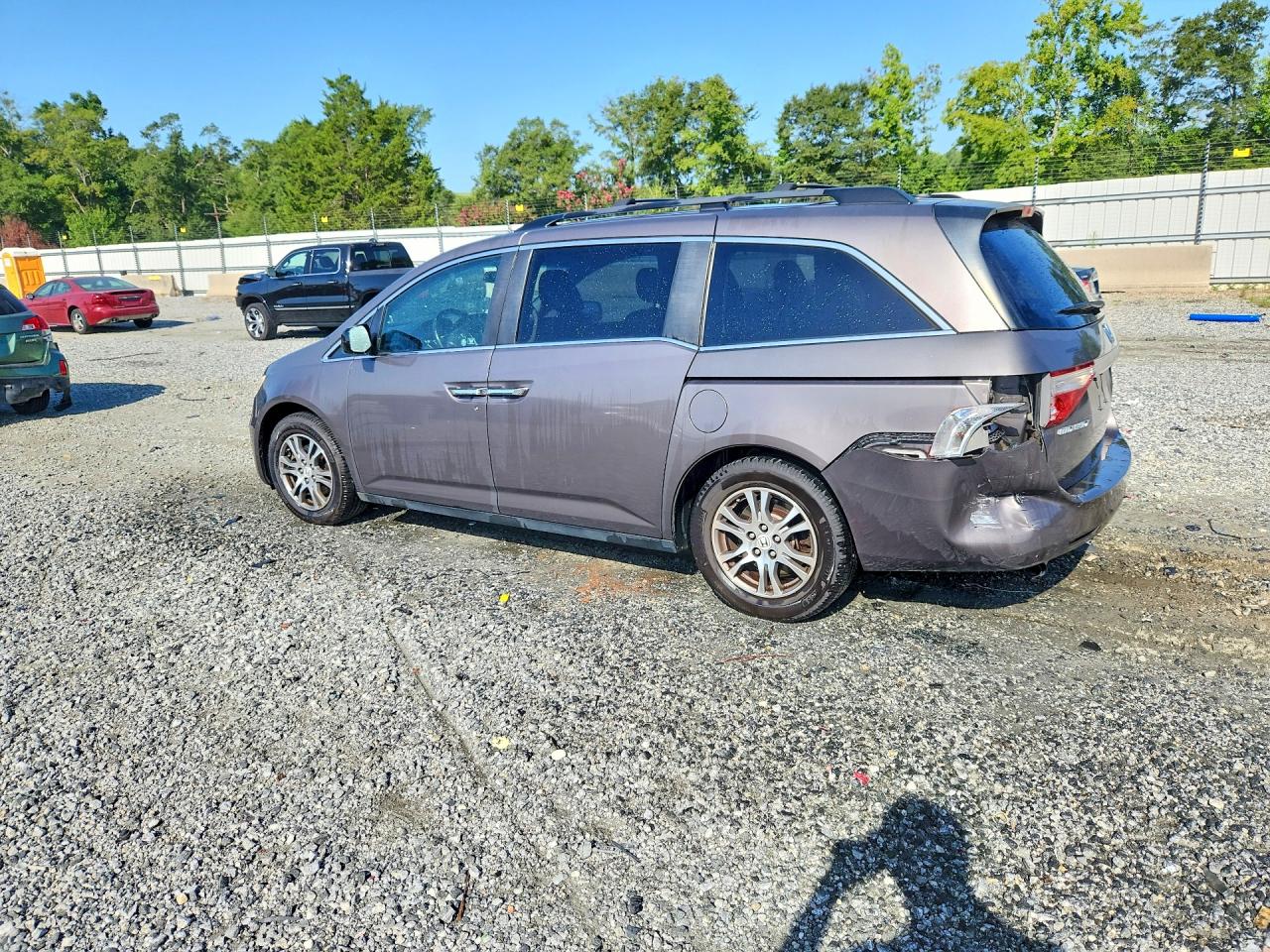 2012 Honda Odyssey Exl Gray vin: 5FNRL5H66CB016911