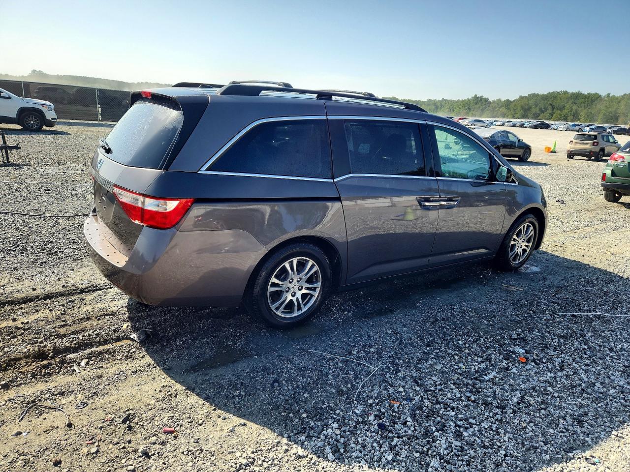 2012 Honda Odyssey Exl Gray vin: 5FNRL5H66CB016911