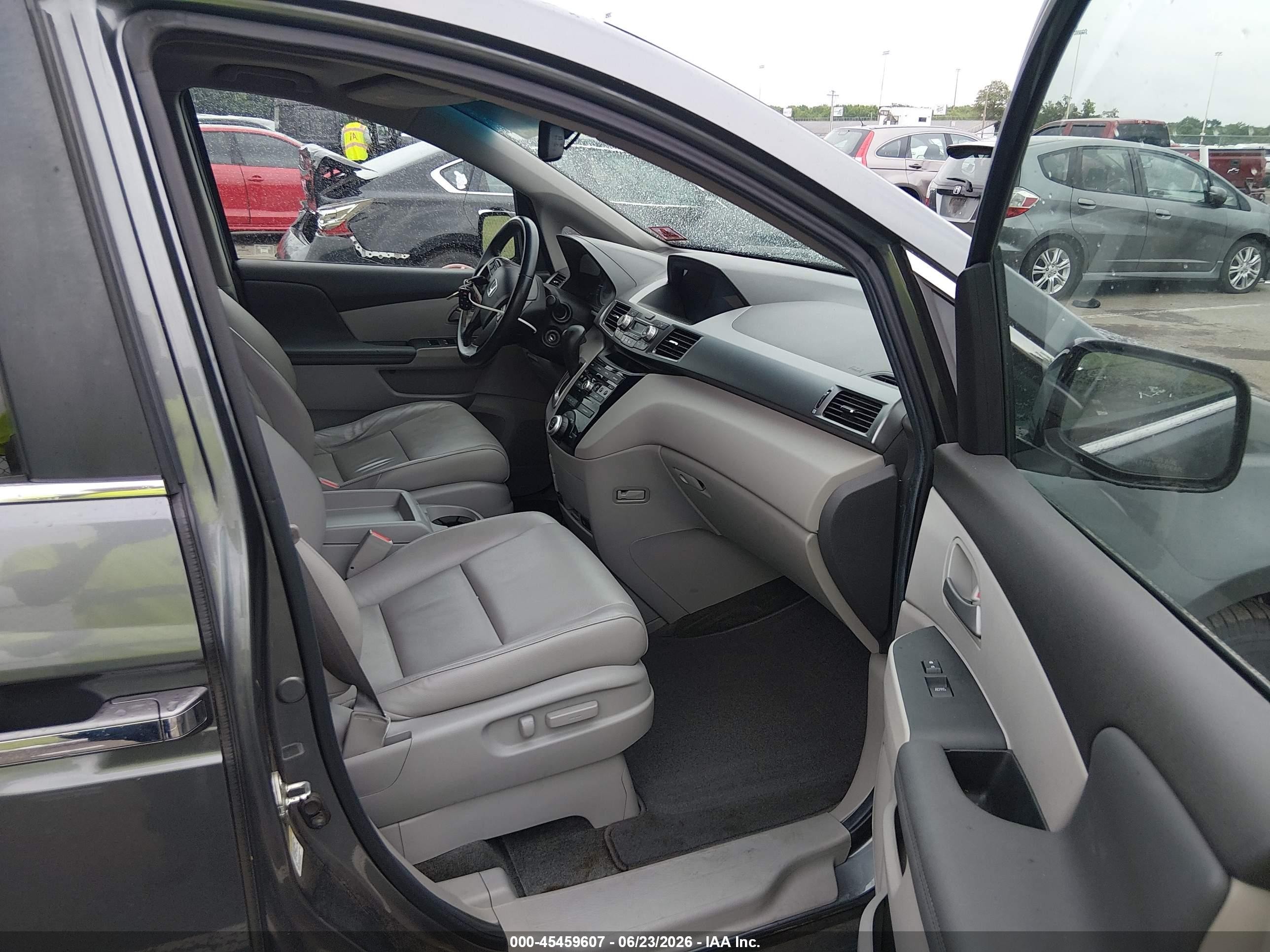 2012 Honda Odyssey Ex-l Gray vin: 5FNRL5H66CB024751