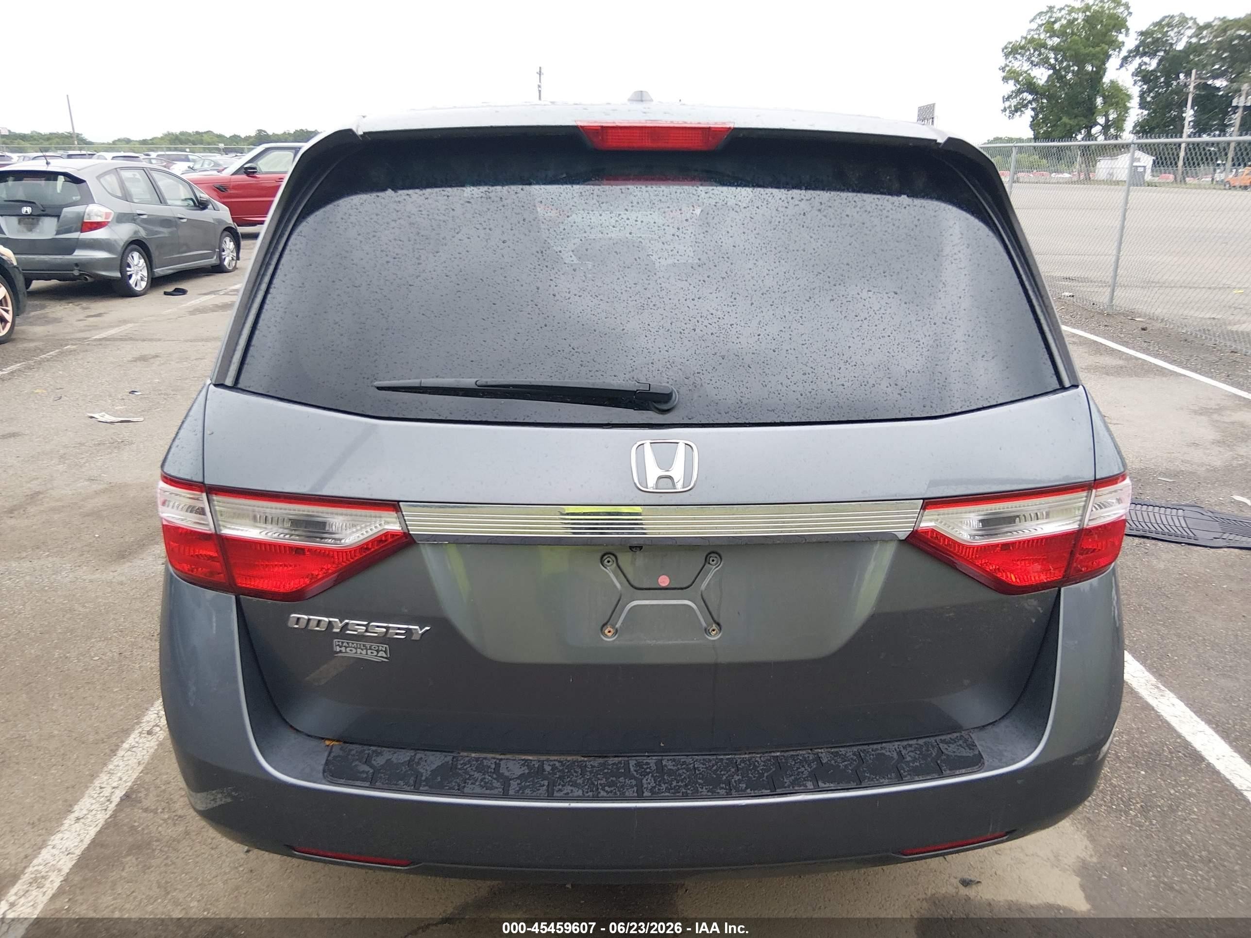 2012 Honda Odyssey Ex-l Gray vin: 5FNRL5H66CB024751