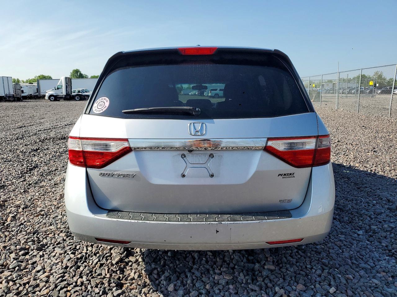 2012 Honda Odyssey Exl Silver vin: 5FNRL5H66CB041940