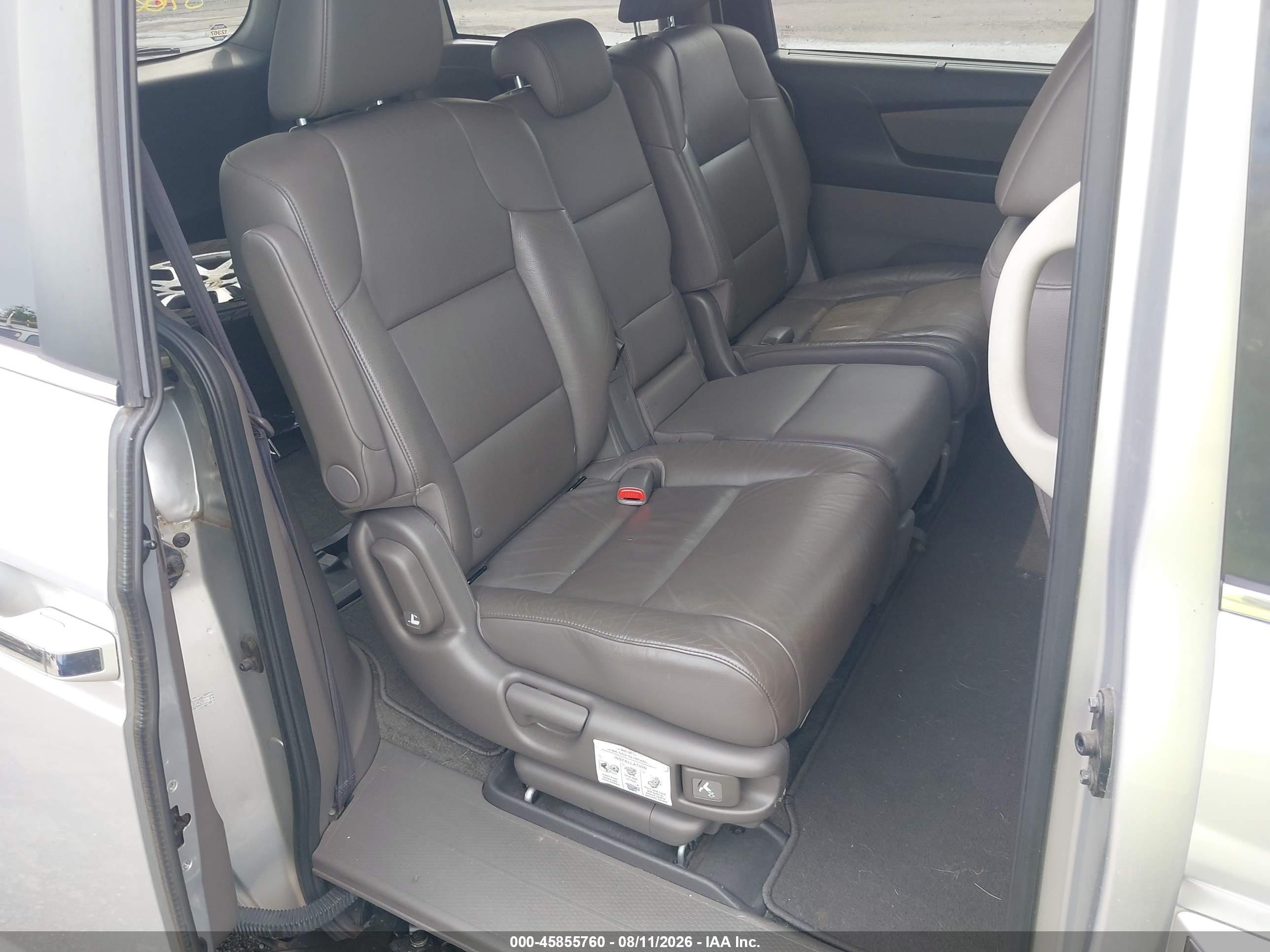 2012 Honda Odyssey Ex-l Silver vin: 5FNRL5H66CB042926