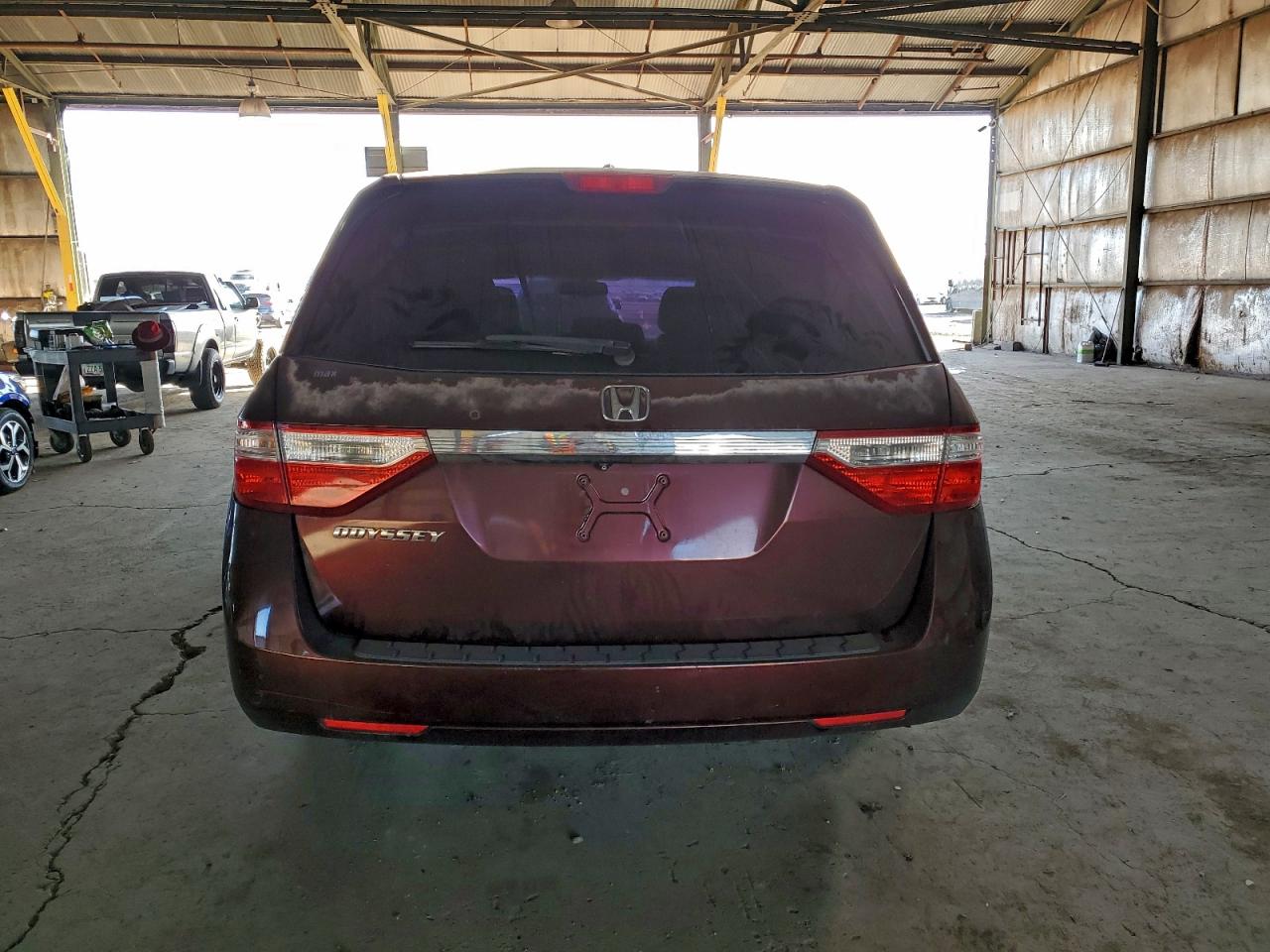2012 Honda Odyssey Exl Maroon vin: 5FNRL5H66CB044143
