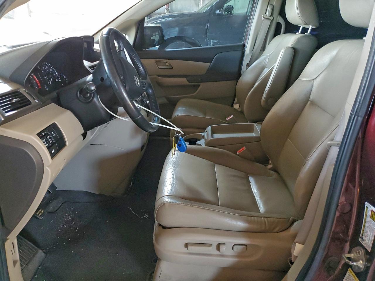 2012 Honda Odyssey Exl Maroon vin: 5FNRL5H66CB044143