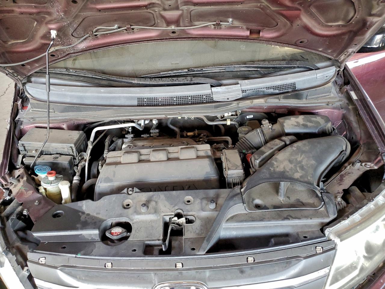 2012 Honda Odyssey Exl Maroon vin: 5FNRL5H66CB044143