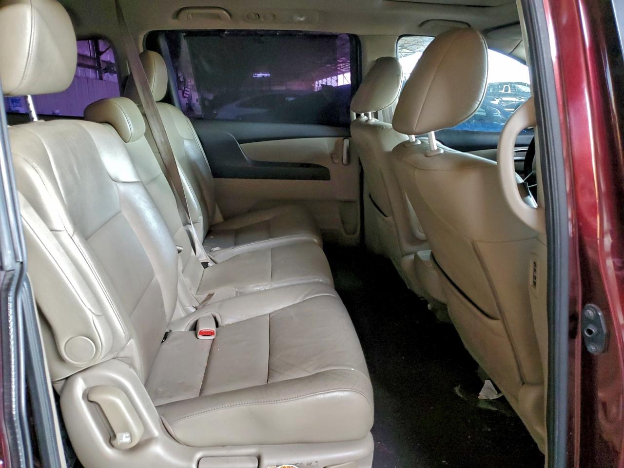 2012 Honda Odyssey Exl Maroon vin: 5FNRL5H66CB044143