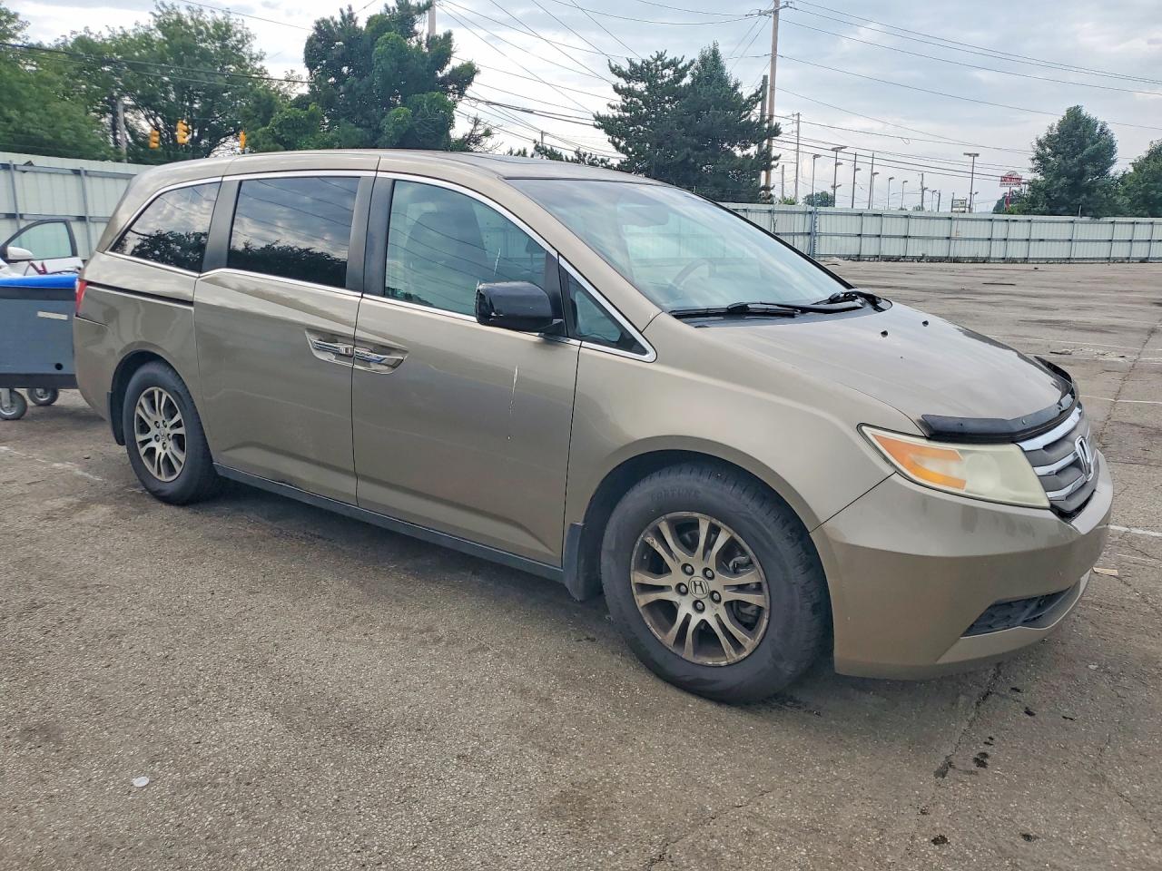 2012 Honda Odyssey Exl Tan vin: 5FNRL5H66CB046801
