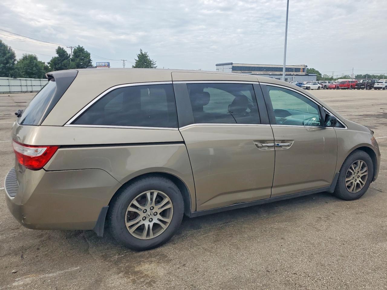 2012 Honda Odyssey Exl Tan vin: 5FNRL5H66CB046801