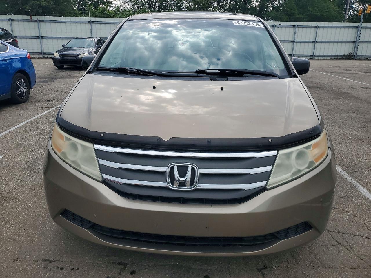 2012 Honda Odyssey Exl Tan vin: 5FNRL5H66CB046801