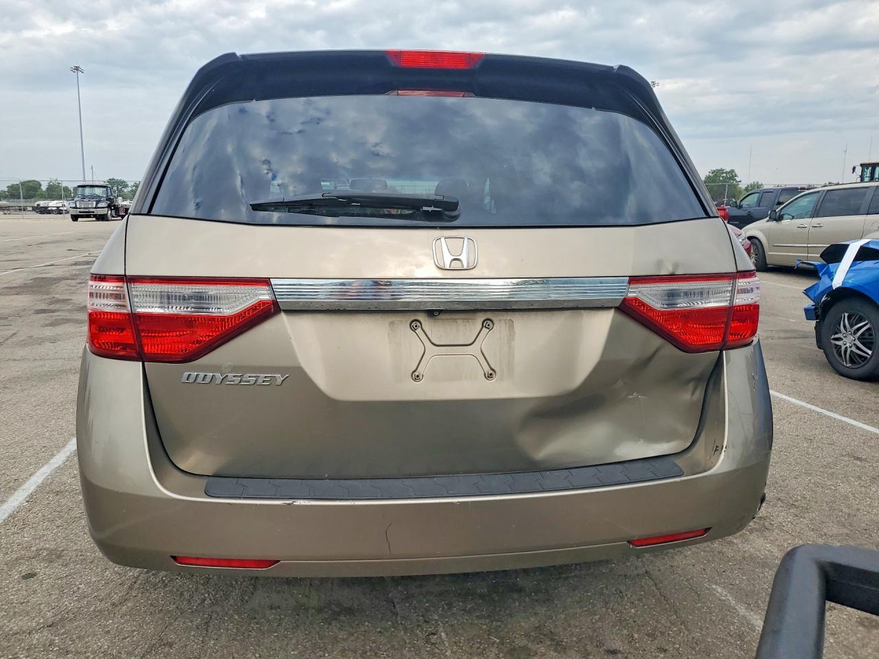 2012 Honda Odyssey Exl Tan vin: 5FNRL5H66CB046801