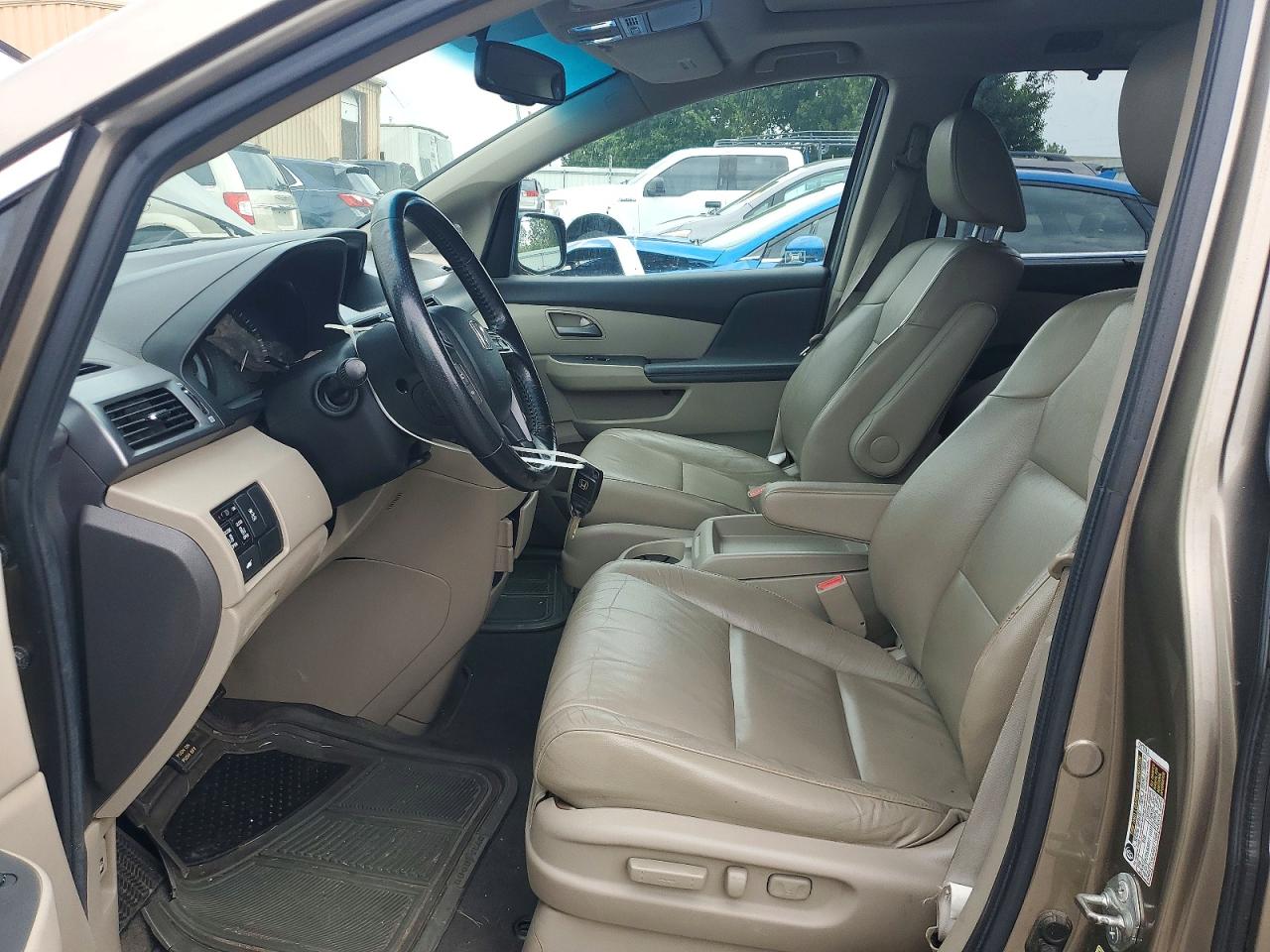 2012 Honda Odyssey Exl Tan vin: 5FNRL5H66CB046801