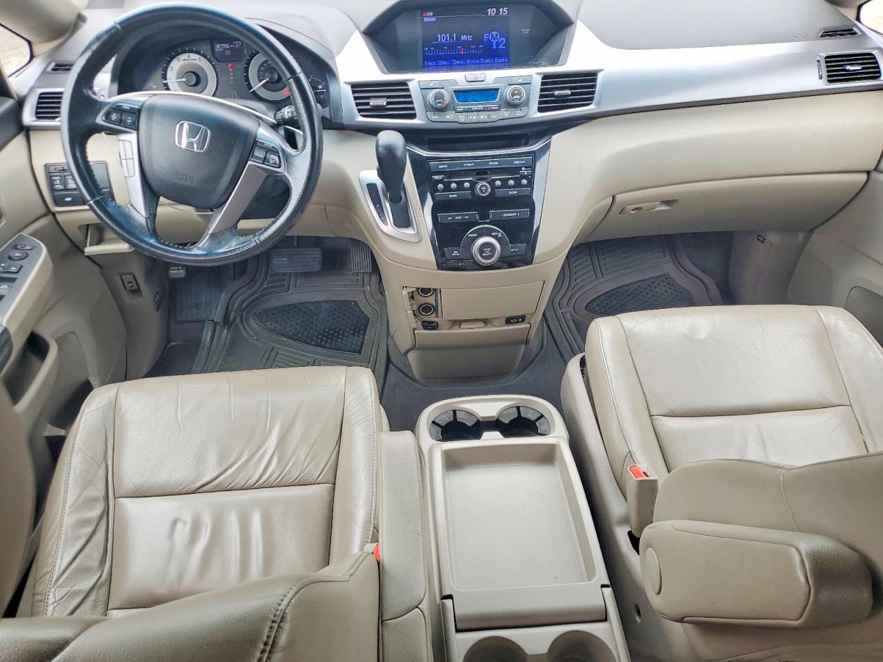 2012 Honda Odyssey Exl Tan vin: 5FNRL5H66CB046801