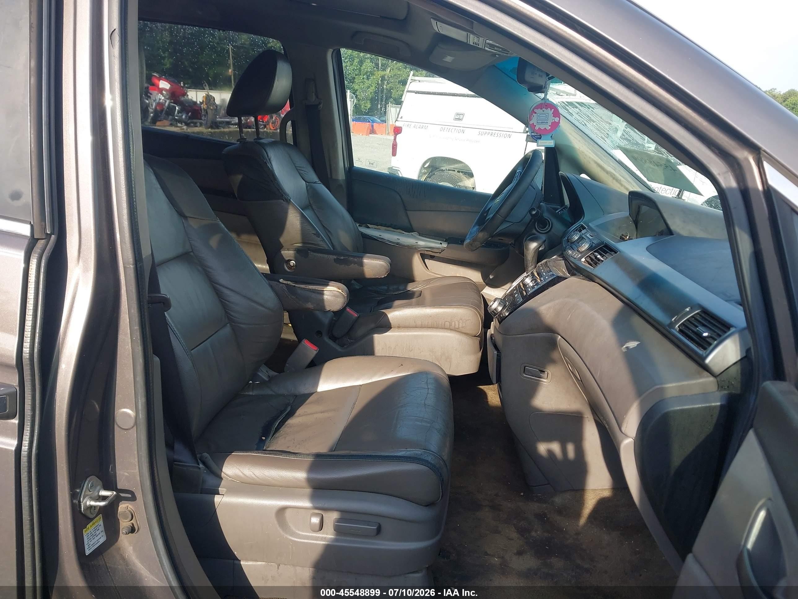 2012 Honda Odyssey Ex-l Gray vin: 5FNRL5H66CB064182