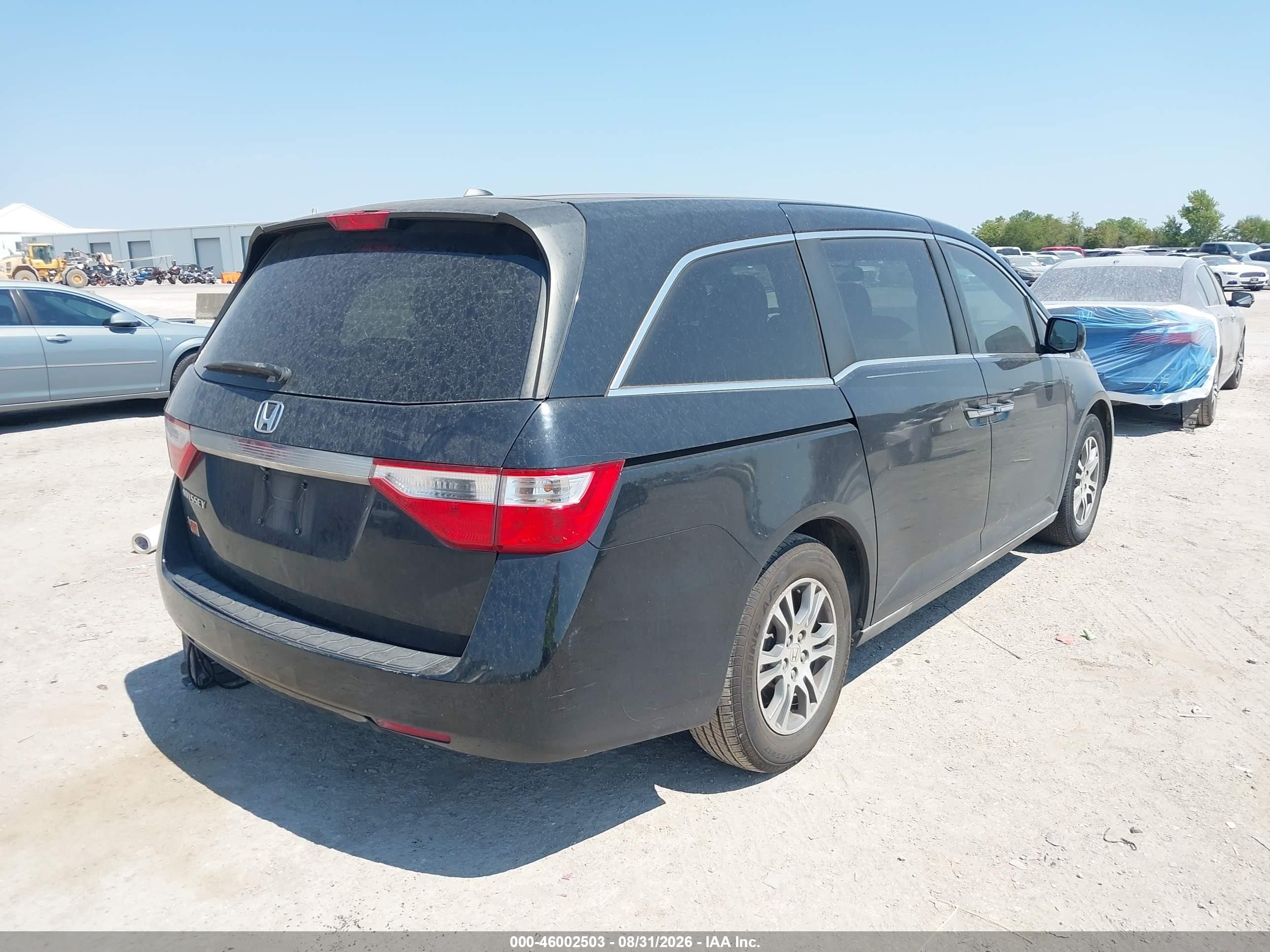 2012 Honda Odyssey Ex-l Black vin: 5FNRL5H66CB064702