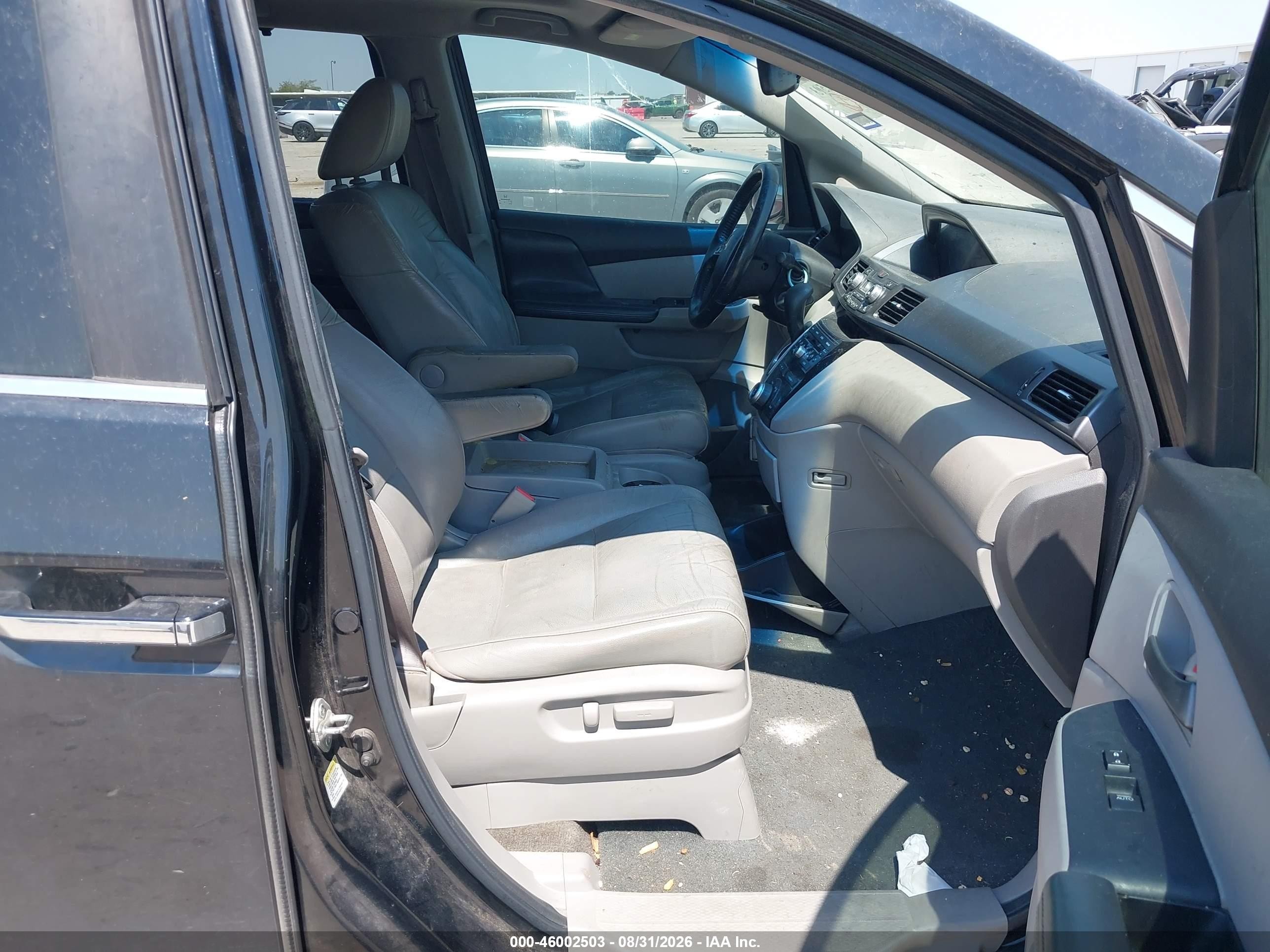2012 Honda Odyssey Ex-l Black vin: 5FNRL5H66CB064702