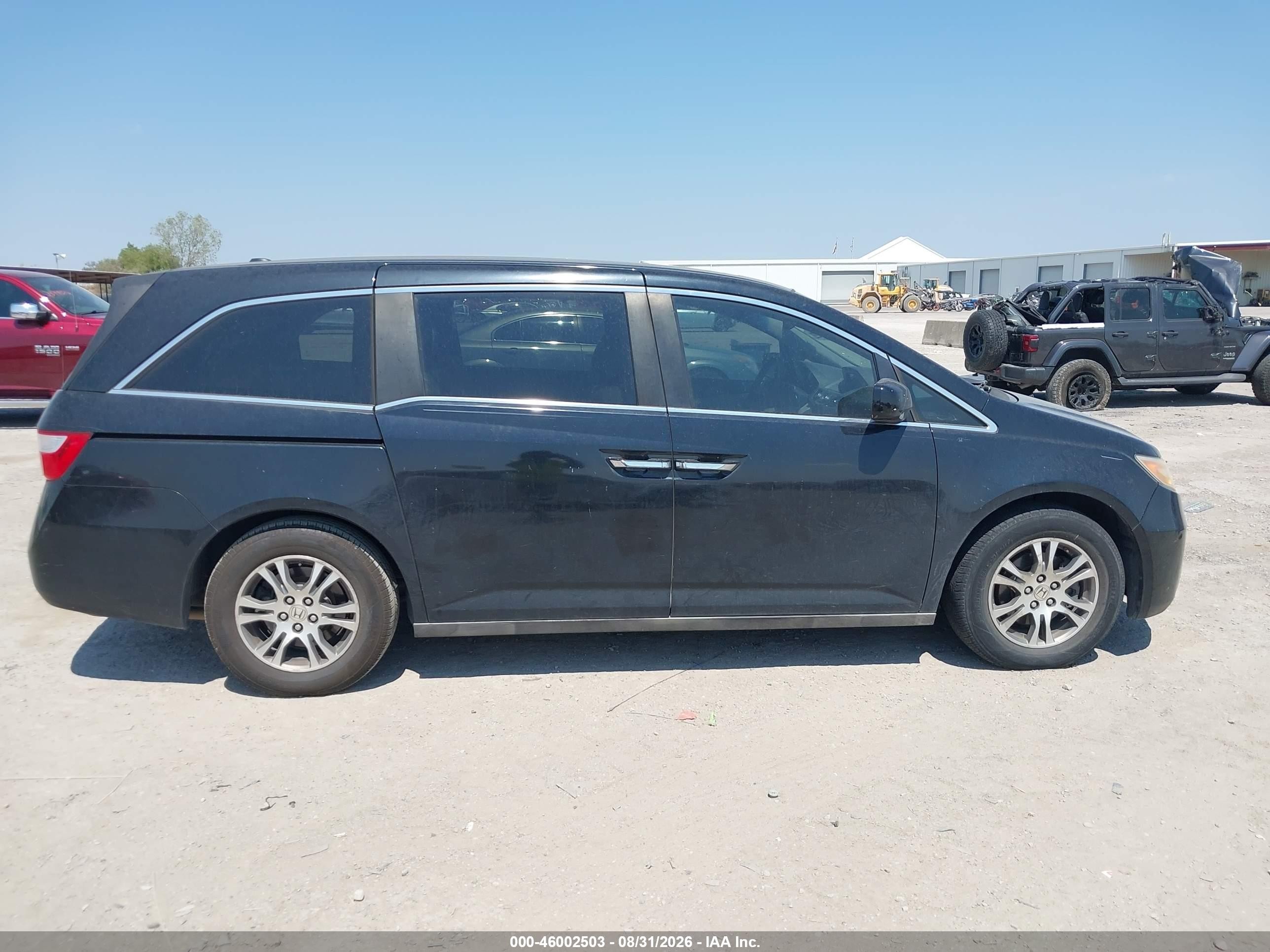 2012 Honda Odyssey Ex-l Black vin: 5FNRL5H66CB064702