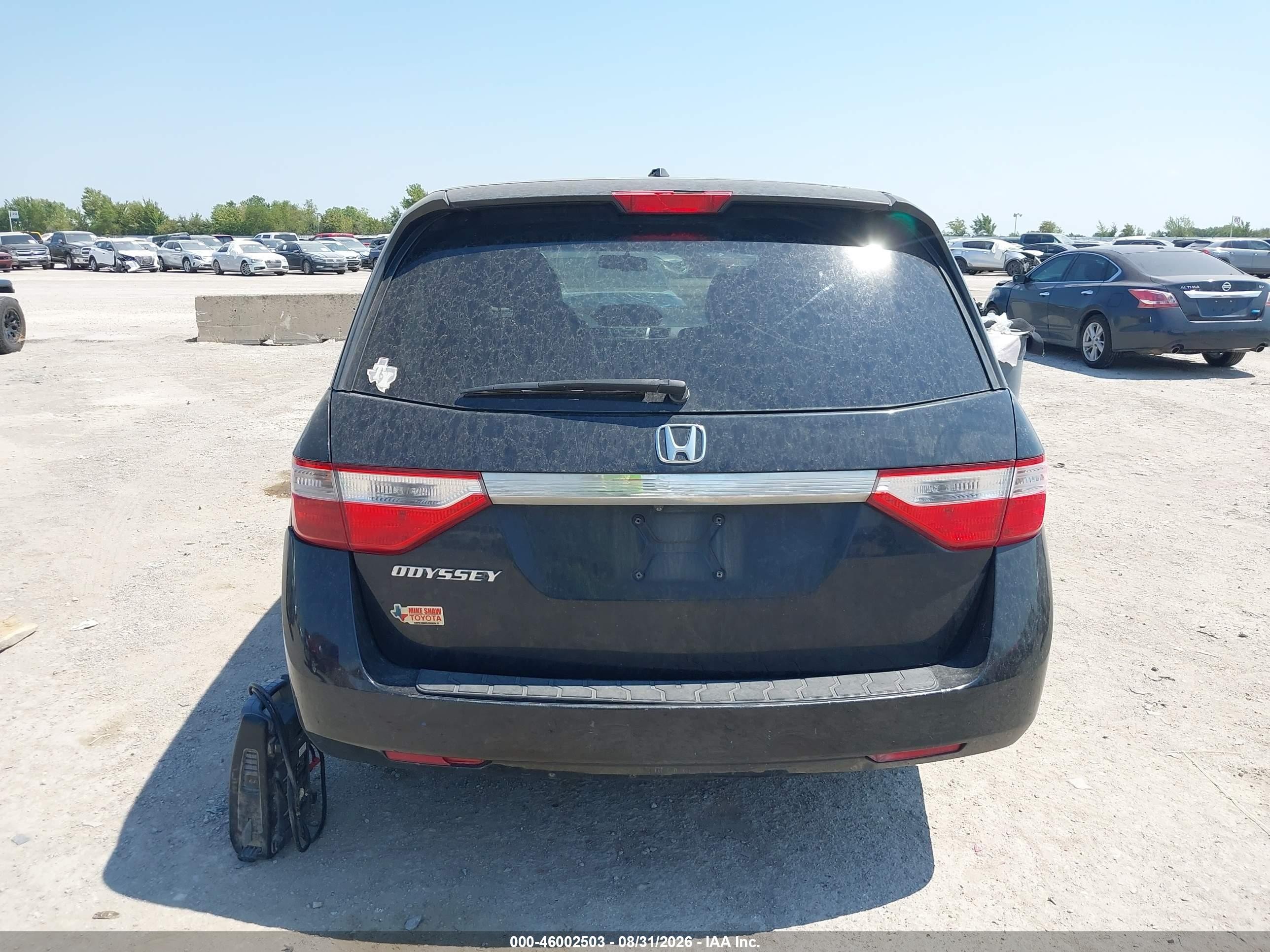 2012 Honda Odyssey Ex-l Black vin: 5FNRL5H66CB064702