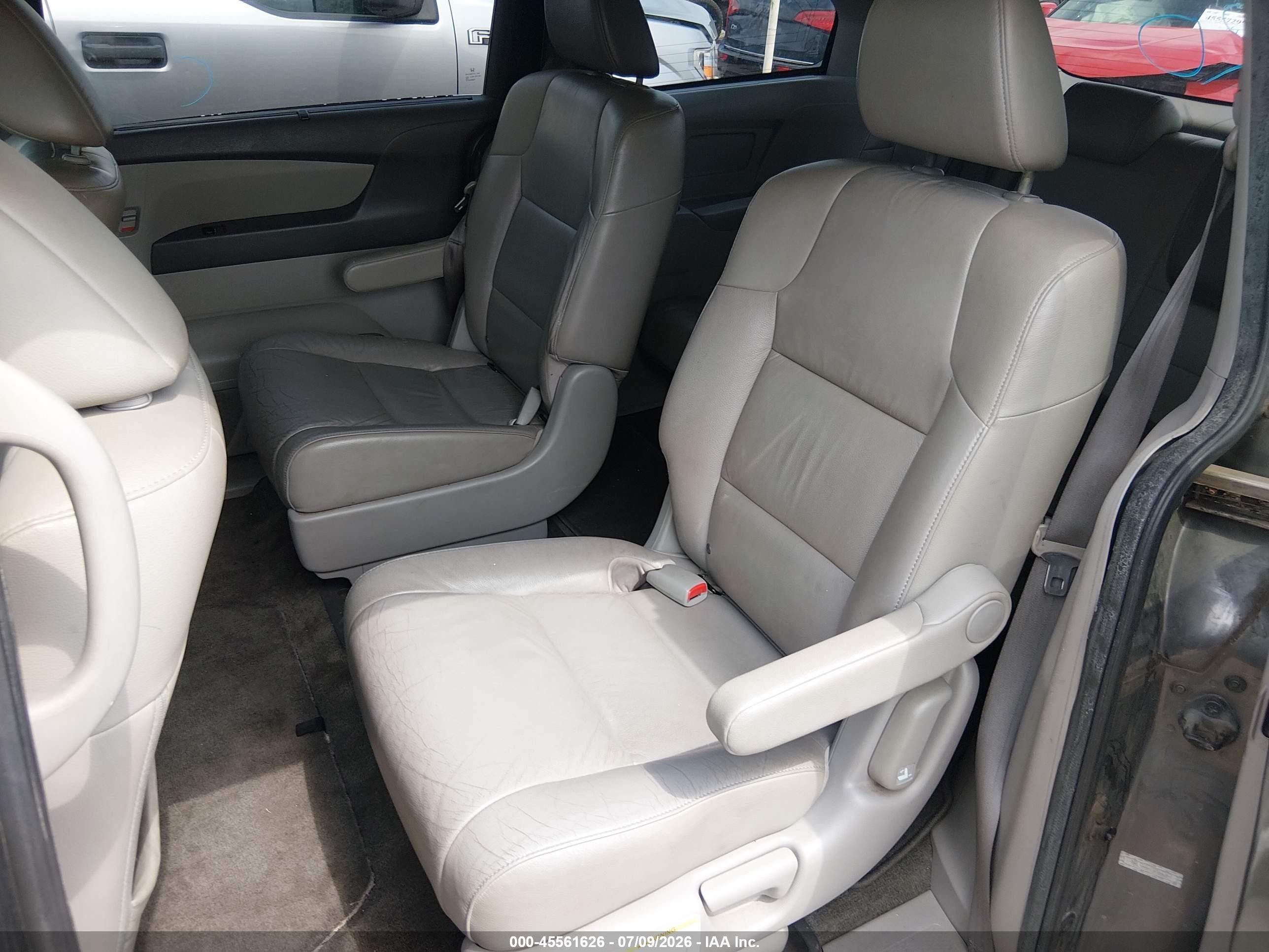 2012 Honda Odyssey Ex-l Gray vin: 5FNRL5H66CB066367