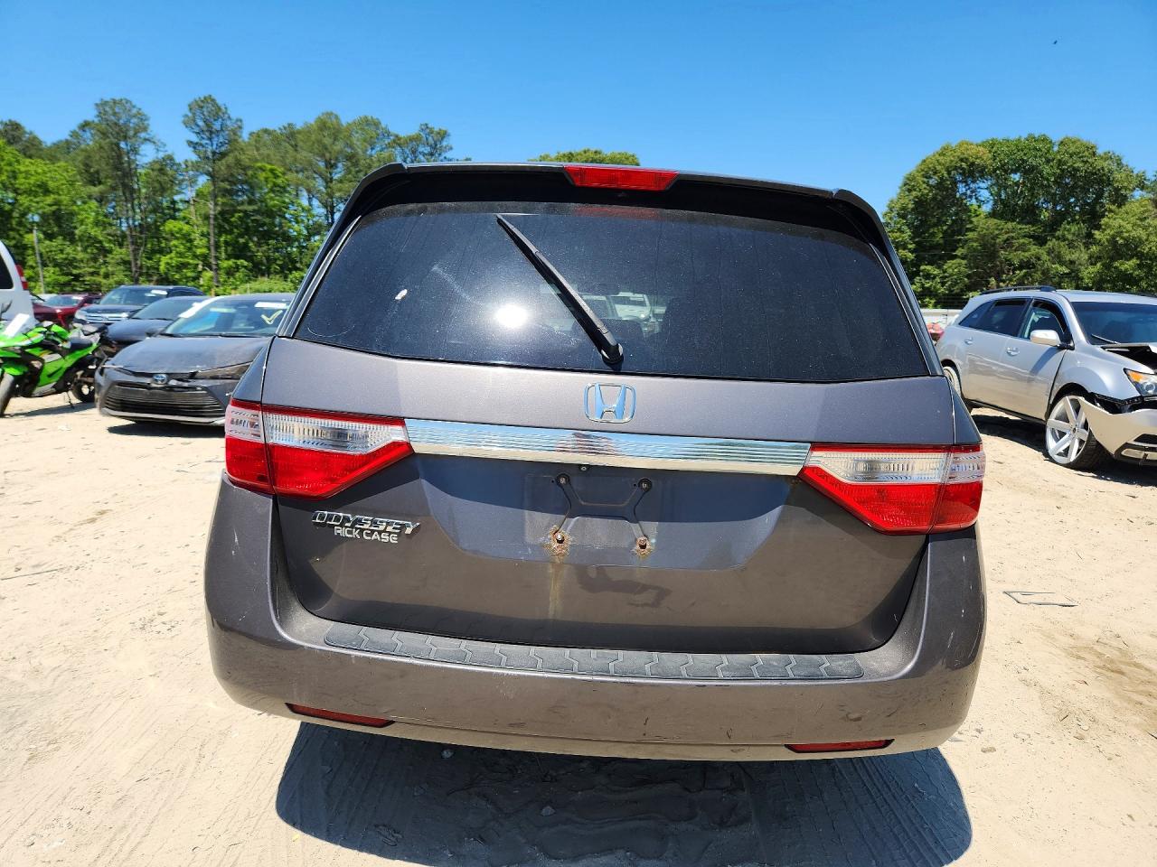 2012 Honda Odyssey Exl Gray vin: 5FNRL5H66CB069821