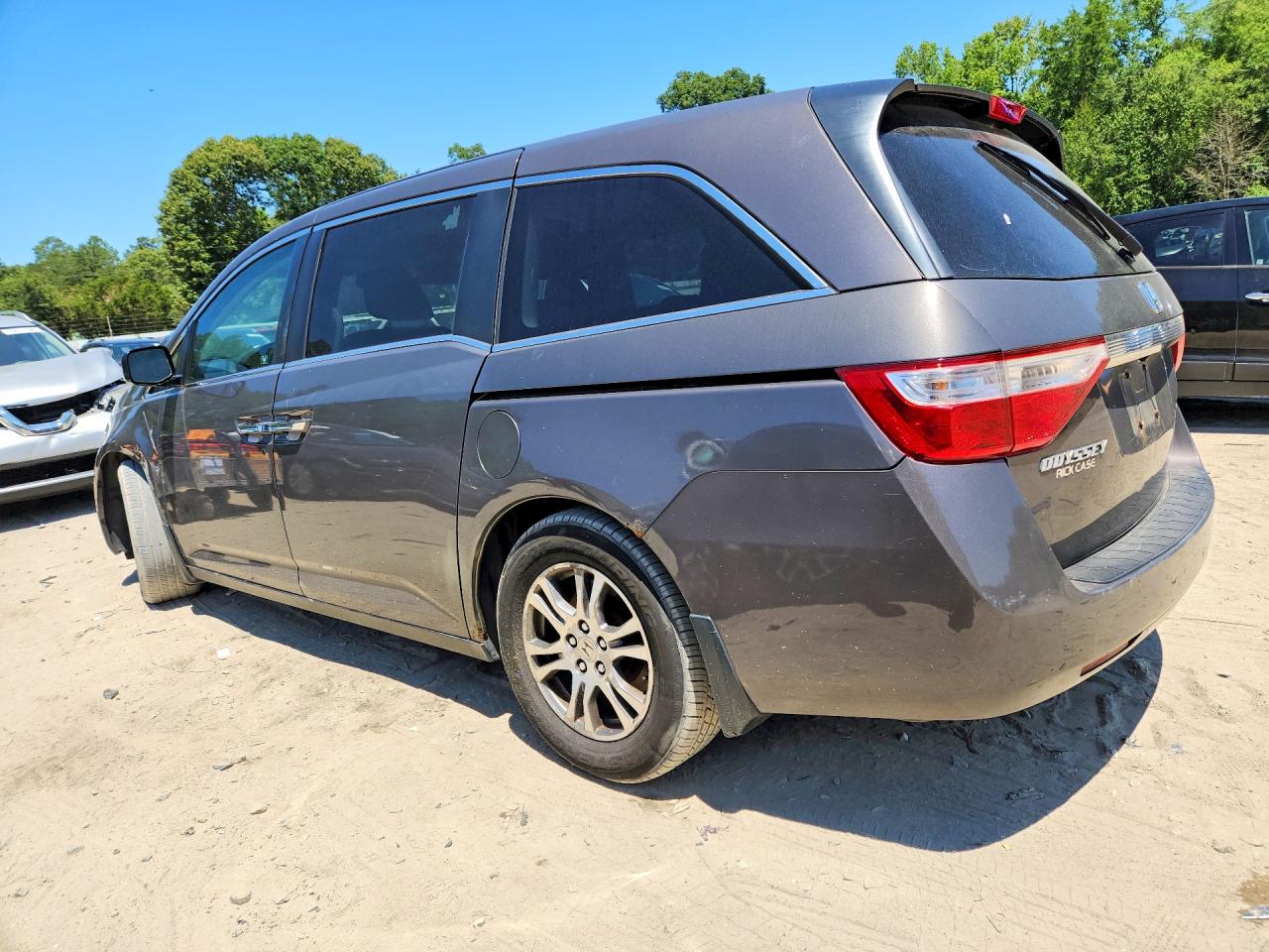 2012 Honda Odyssey Exl Gray vin: 5FNRL5H66CB069821