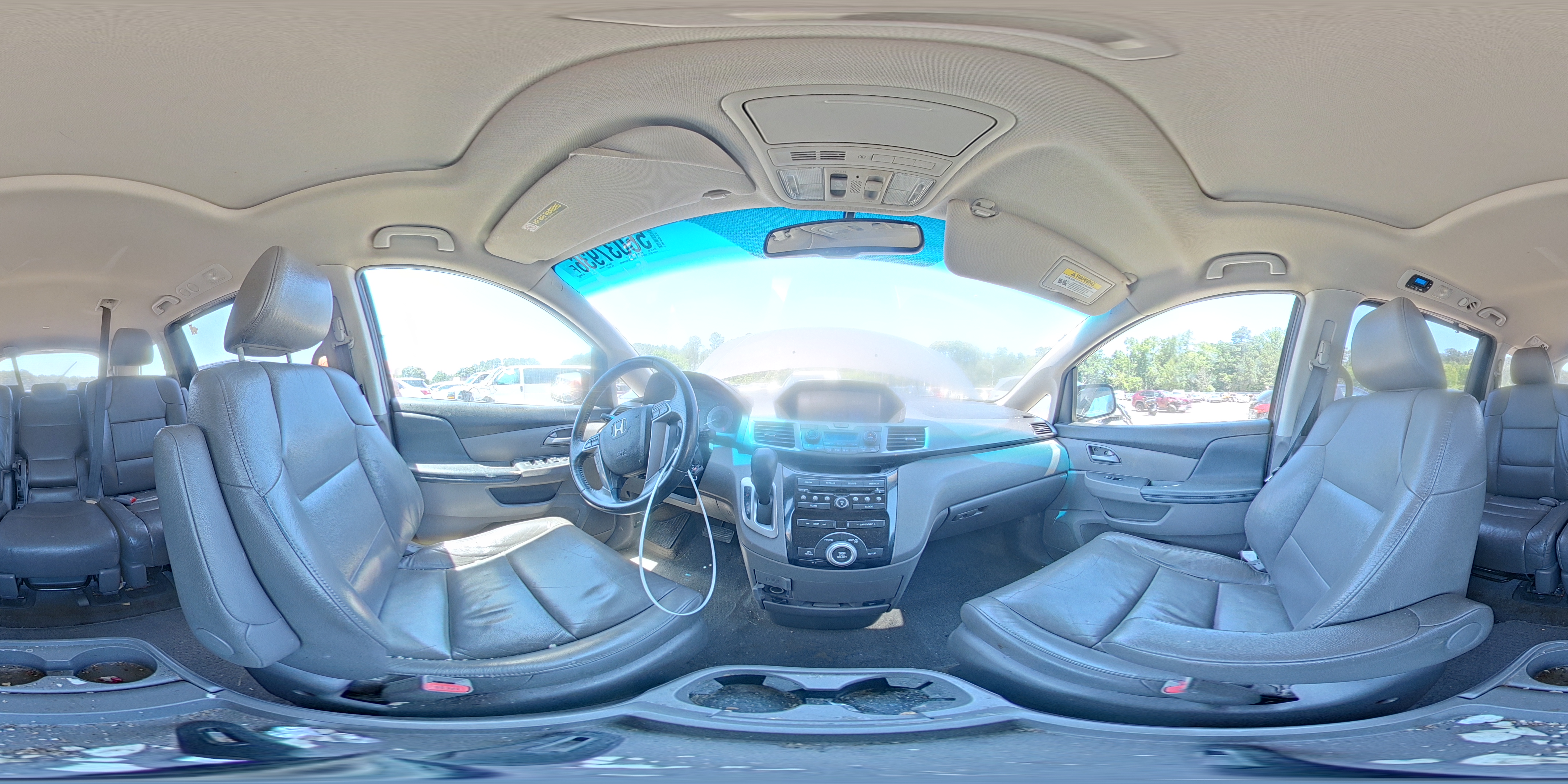 2012 Honda Odyssey Exl Gray vin: 5FNRL5H66CB069821