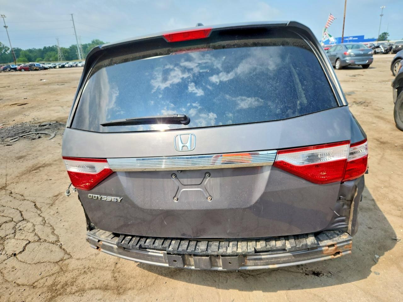 2012 Honda Odyssey Exl Gray vin: 5FNRL5H66CB070953
