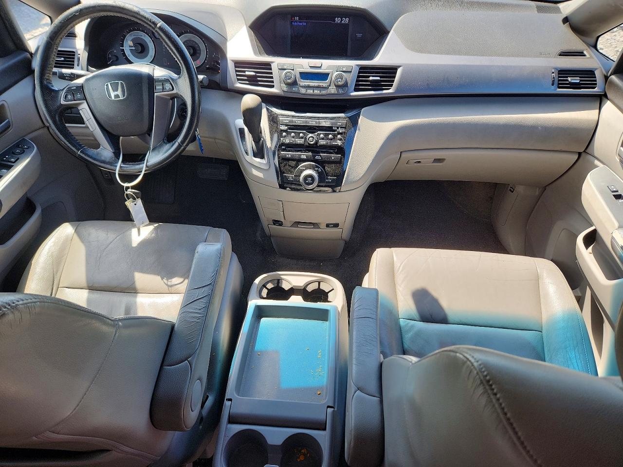 2012 Honda Odyssey Exl Blue vin: 5FNRL5H66CB072301