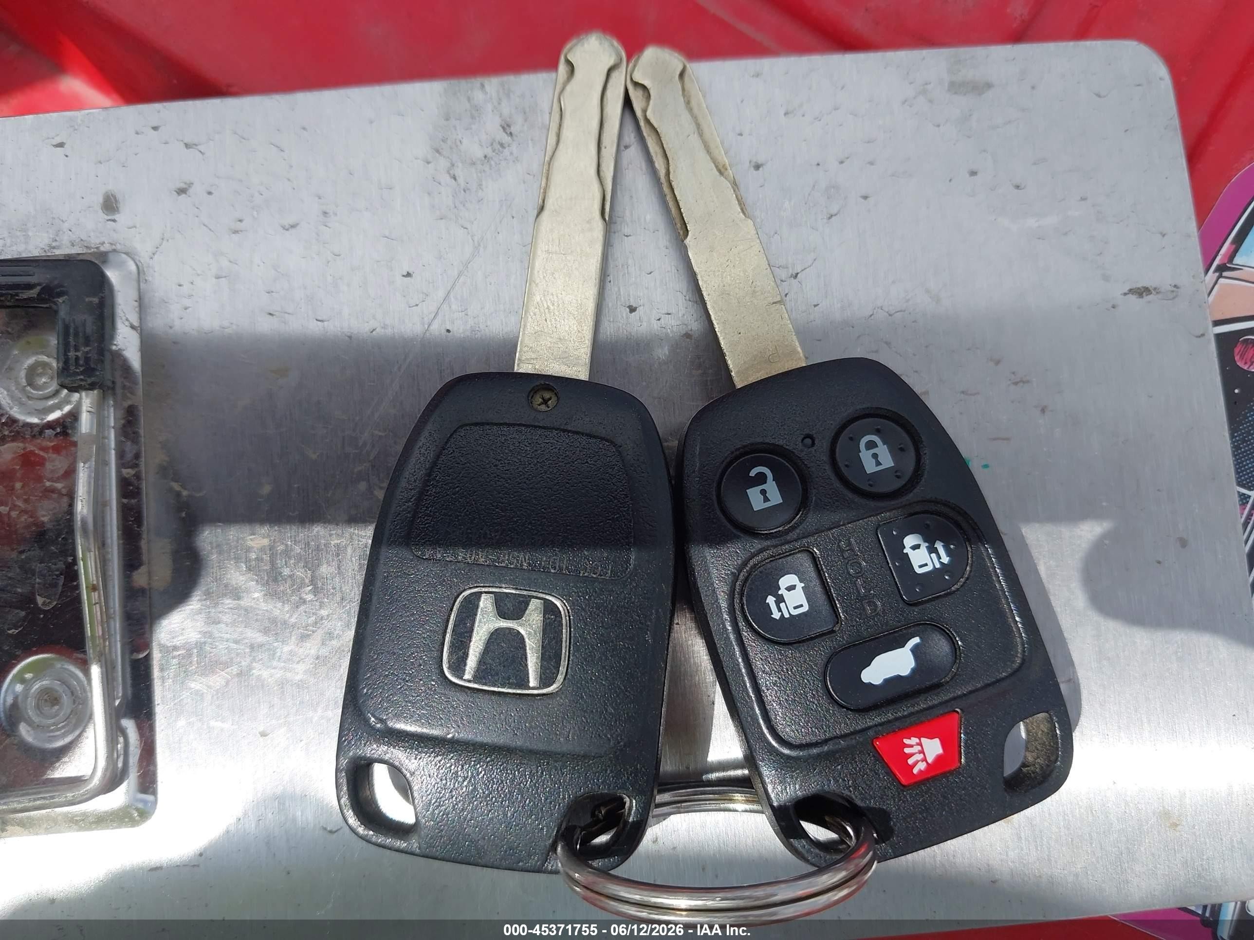 2012 Honda Odyssey Ex-l Blue vin: 5FNRL5H66CB085839