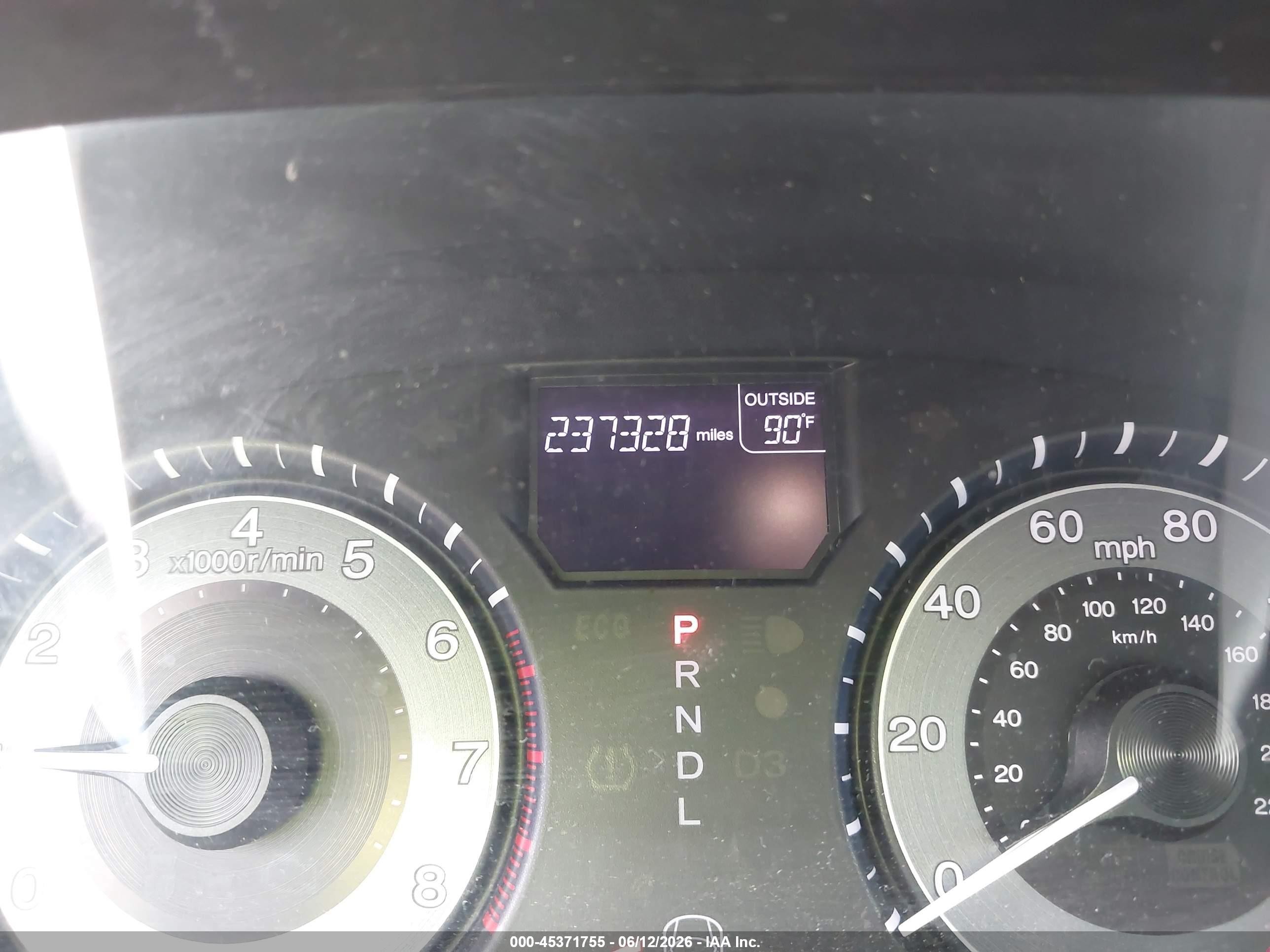2012 Honda Odyssey Ex-l Blue vin: 5FNRL5H66CB085839