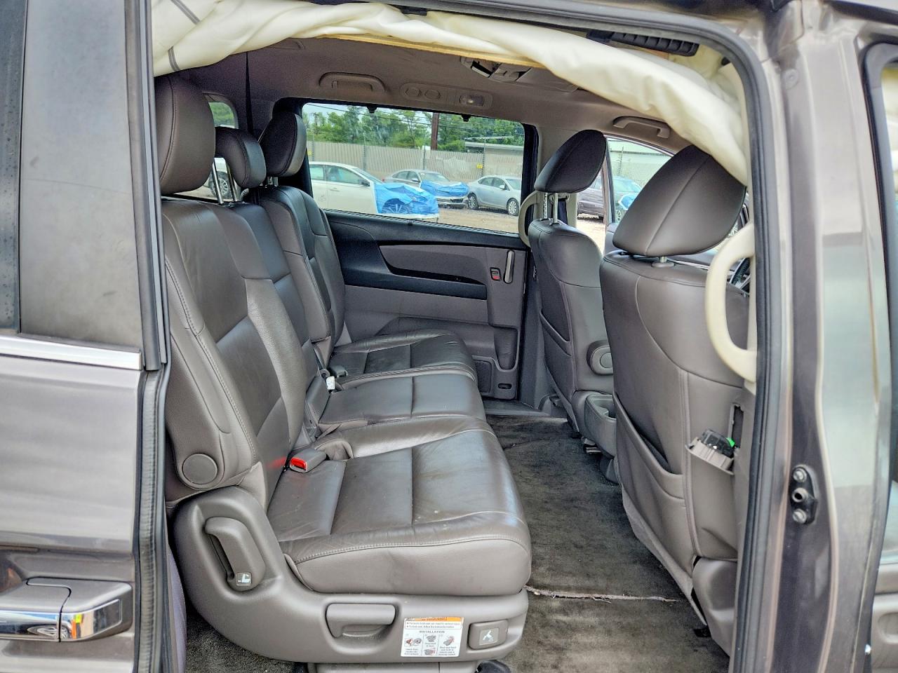 2012 Honda Odyssey Exl Gray vin: 5FNRL5H66CB087235