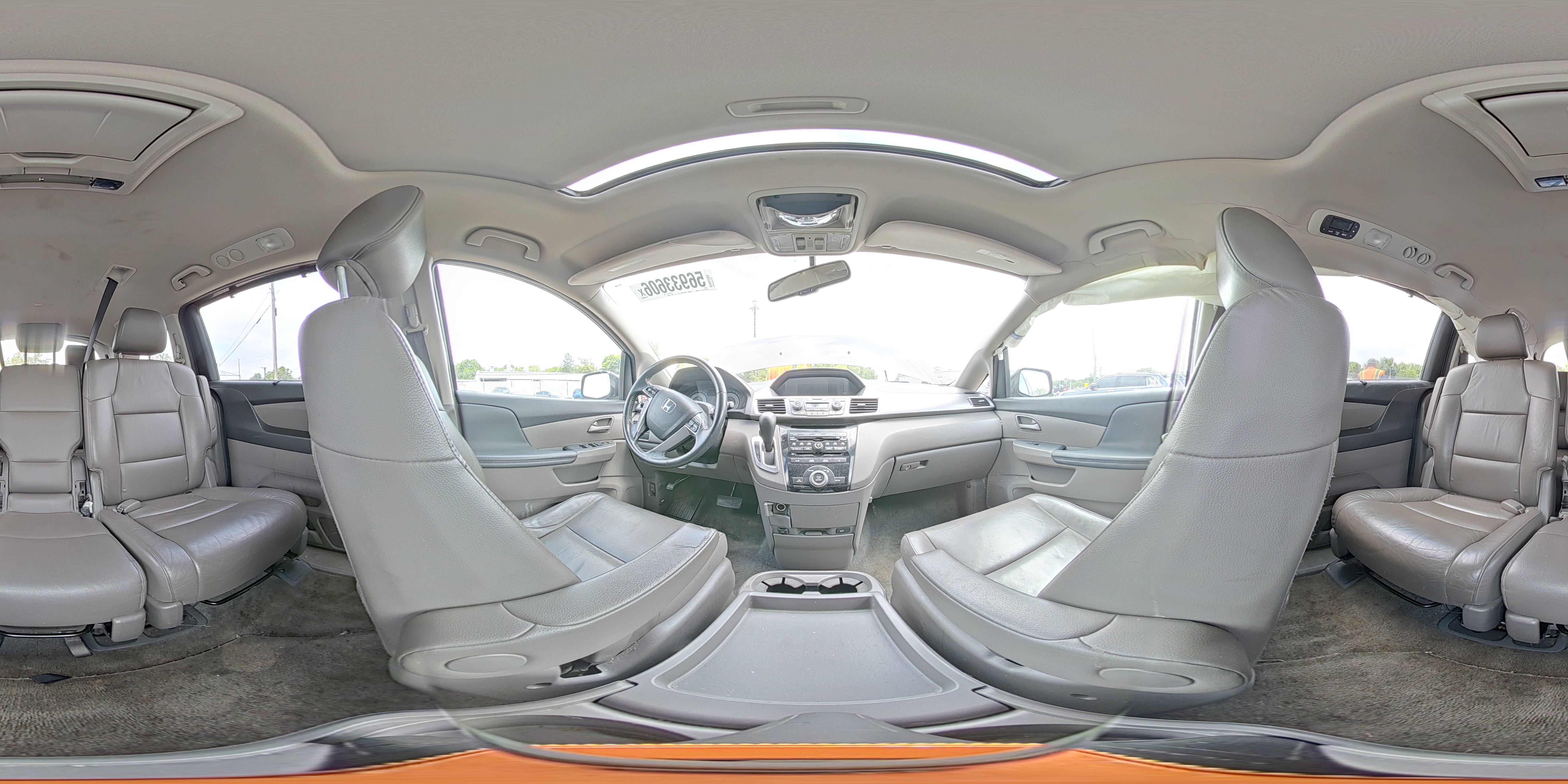2012 Honda Odyssey Exl Gray vin: 5FNRL5H66CB087235