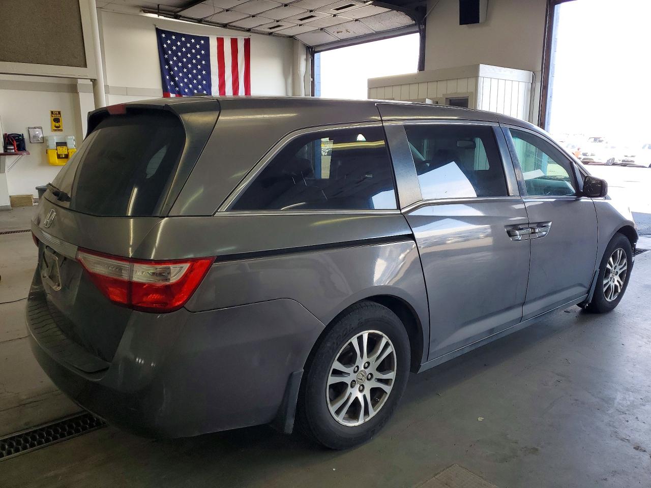 2012 Honda Odyssey Exl Gray vin: 5FNRL5H66CB099272