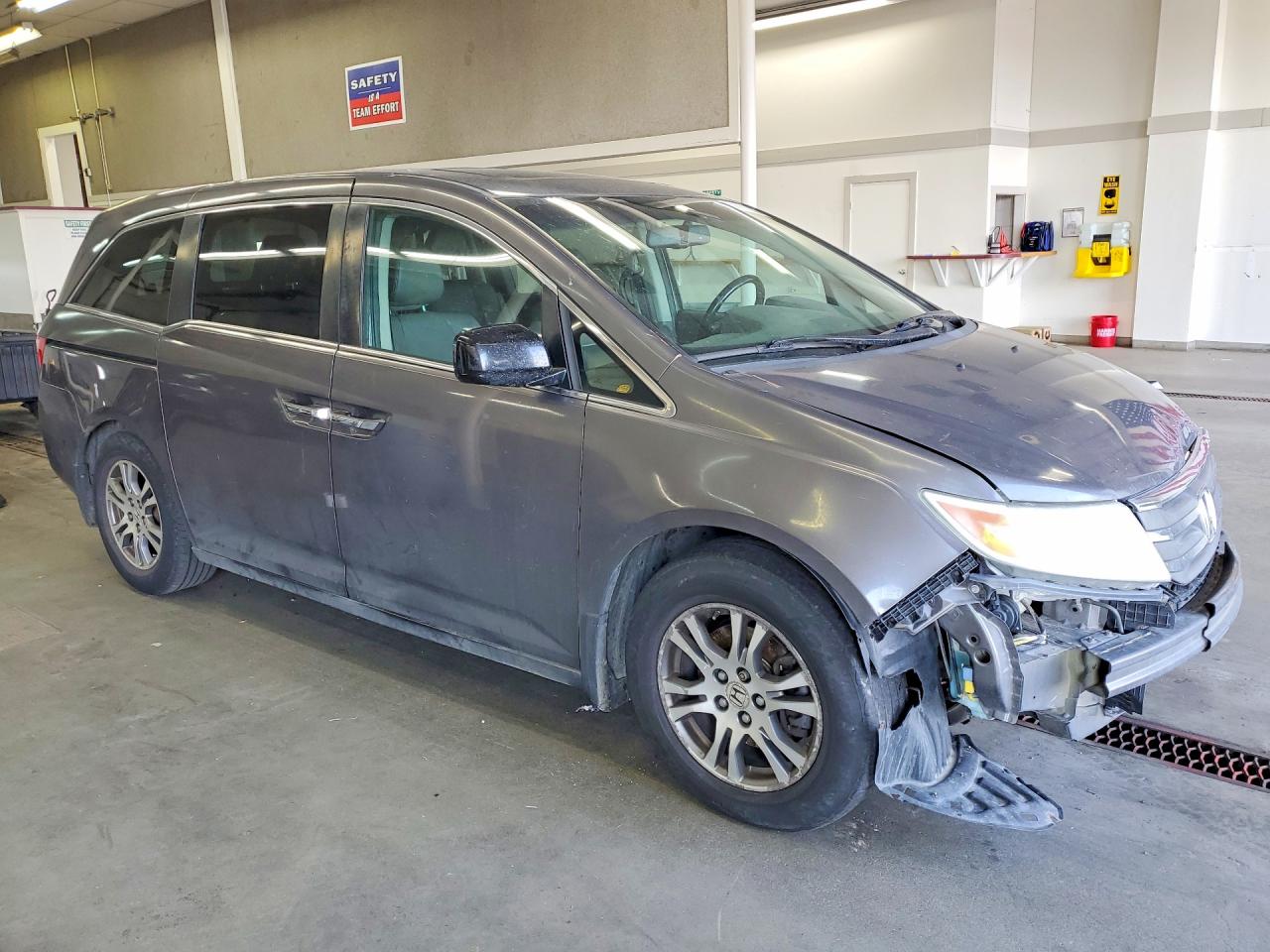 2012 Honda Odyssey Exl Gray vin: 5FNRL5H66CB099272