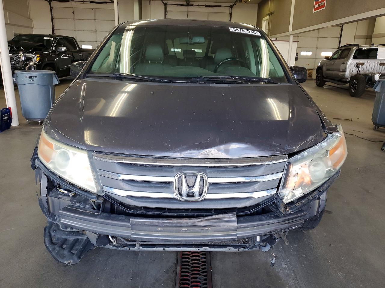 2012 Honda Odyssey Exl Gray vin: 5FNRL5H66CB099272