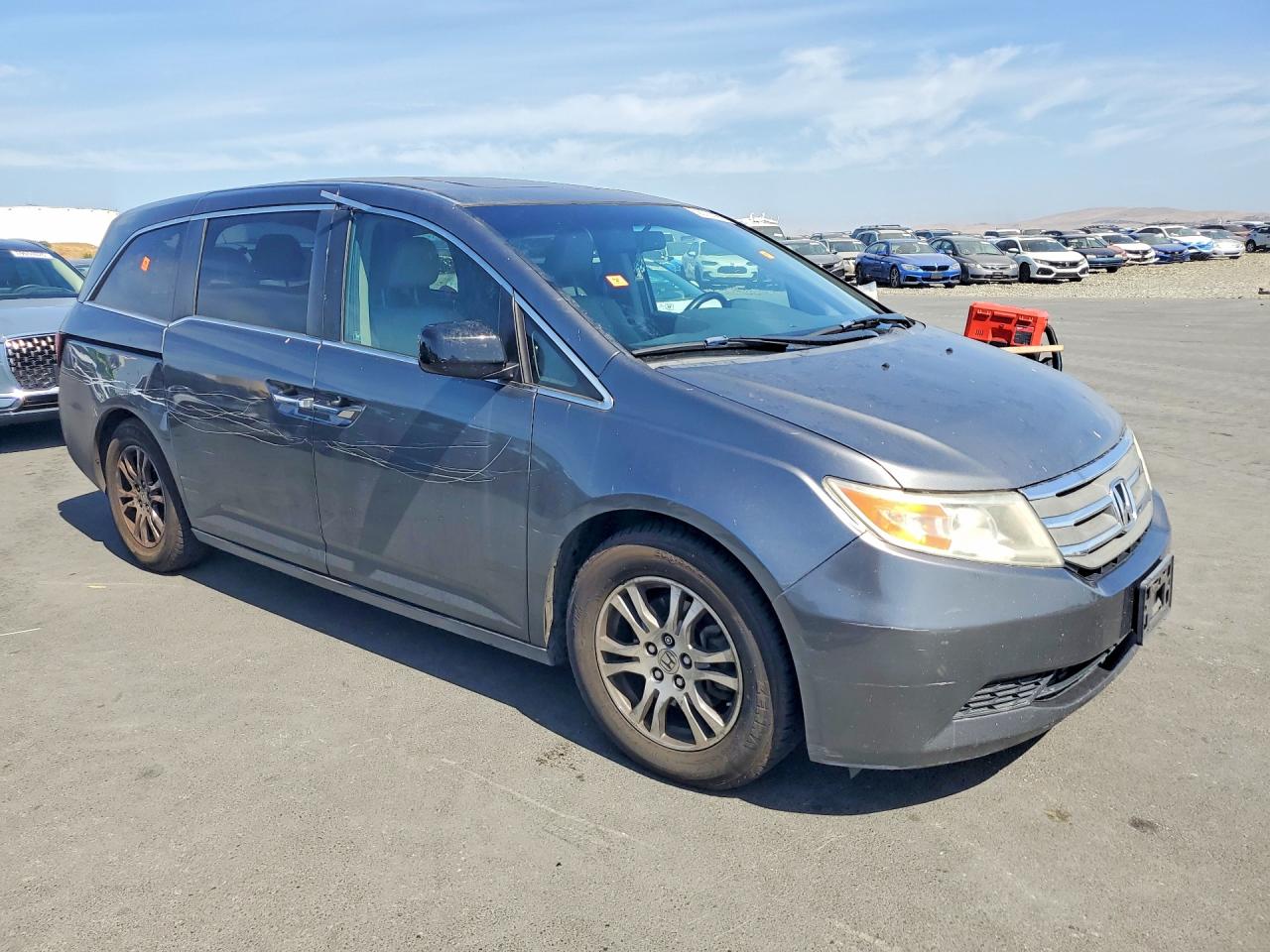 2012 Honda Odyssey Exl Gray vin: 5FNRL5H66CB114109