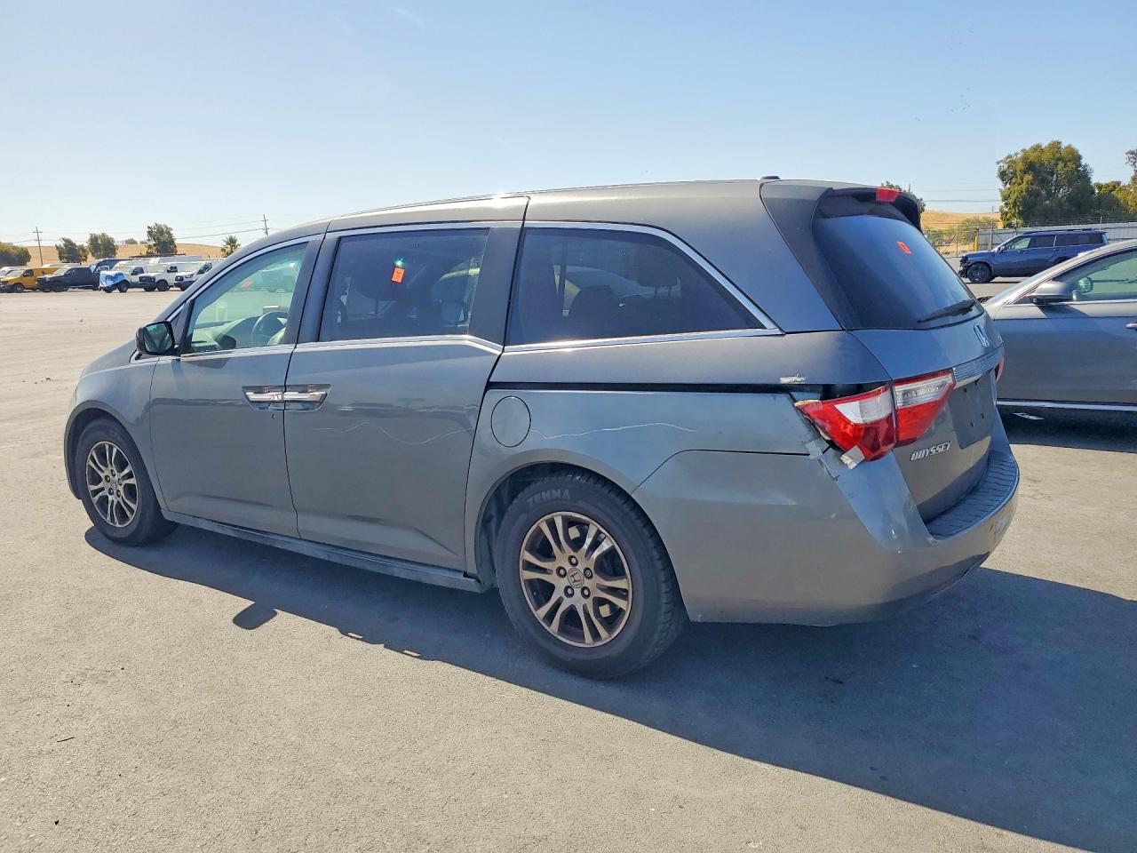 2012 Honda Odyssey Exl Gray vin: 5FNRL5H66CB114109