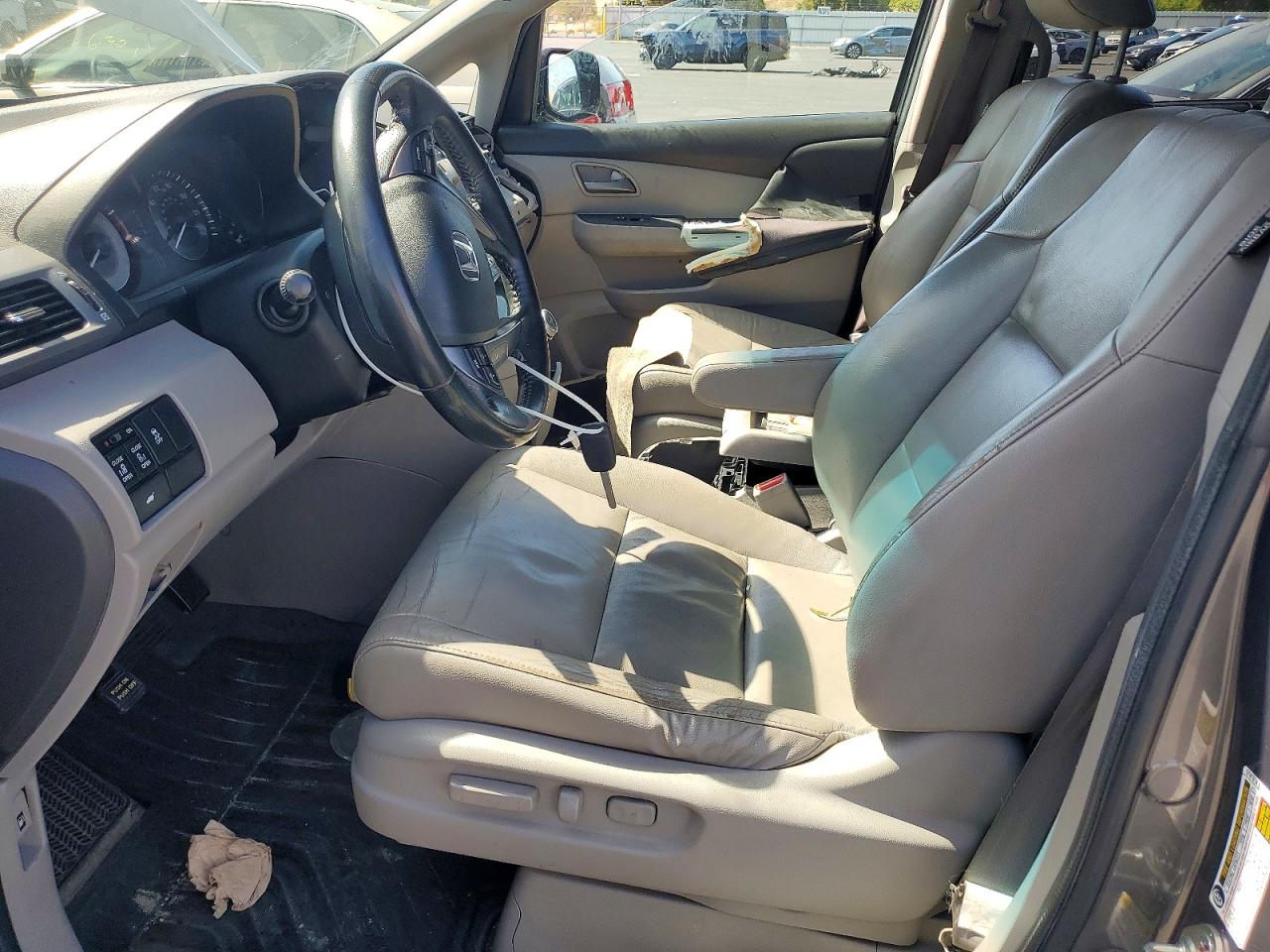 2012 Honda Odyssey Exl Gray vin: 5FNRL5H66CB114109