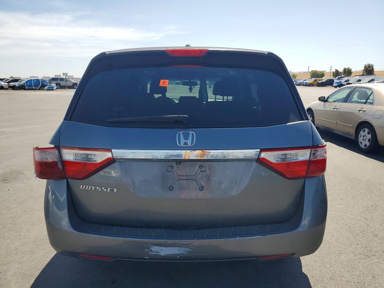 2012 Honda Odyssey Exl Gray vin: 5FNRL5H66CB114109