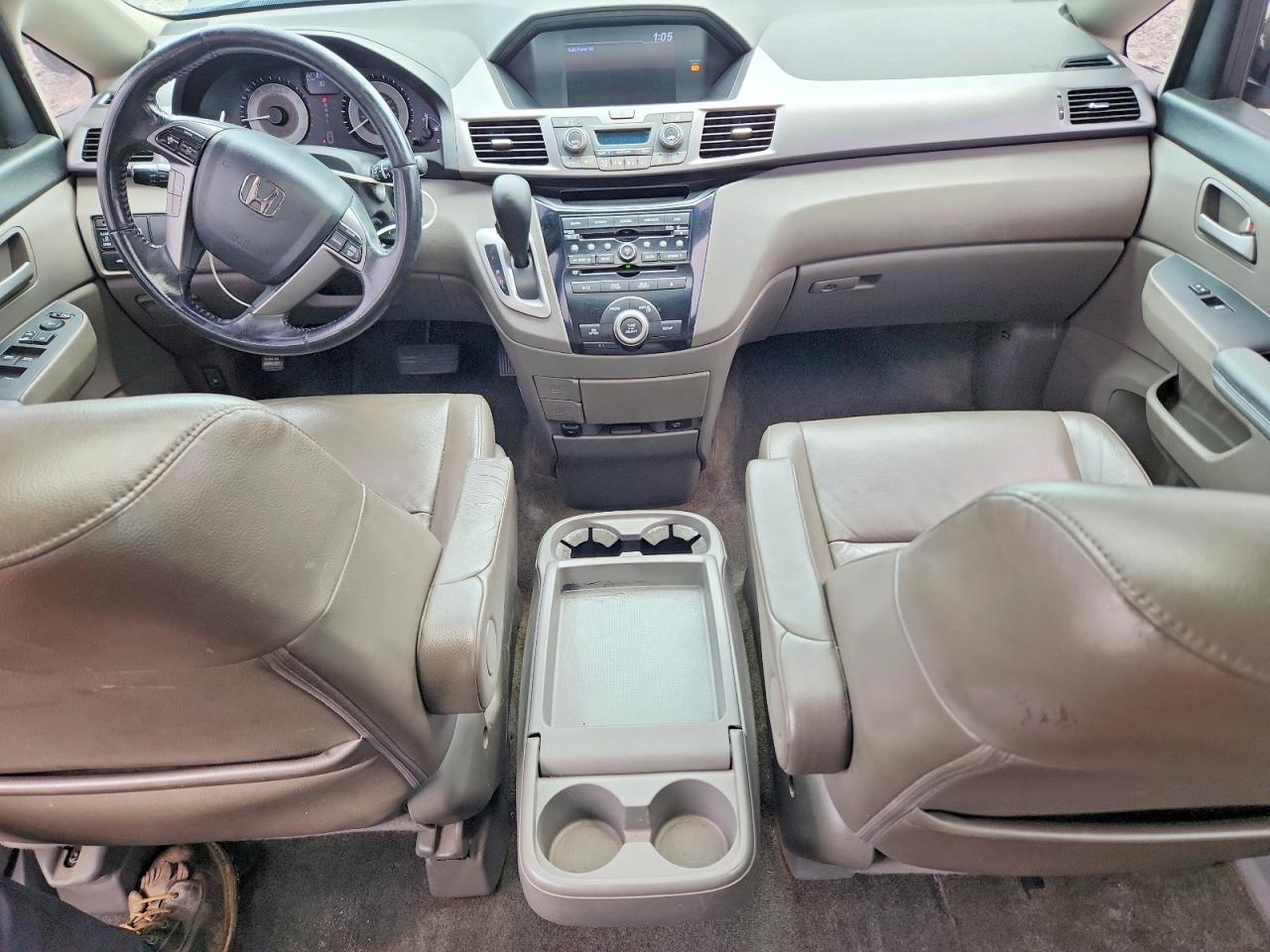 2012 Honda Odyssey Exl Черный vin: 5FNRL5H66CB116555