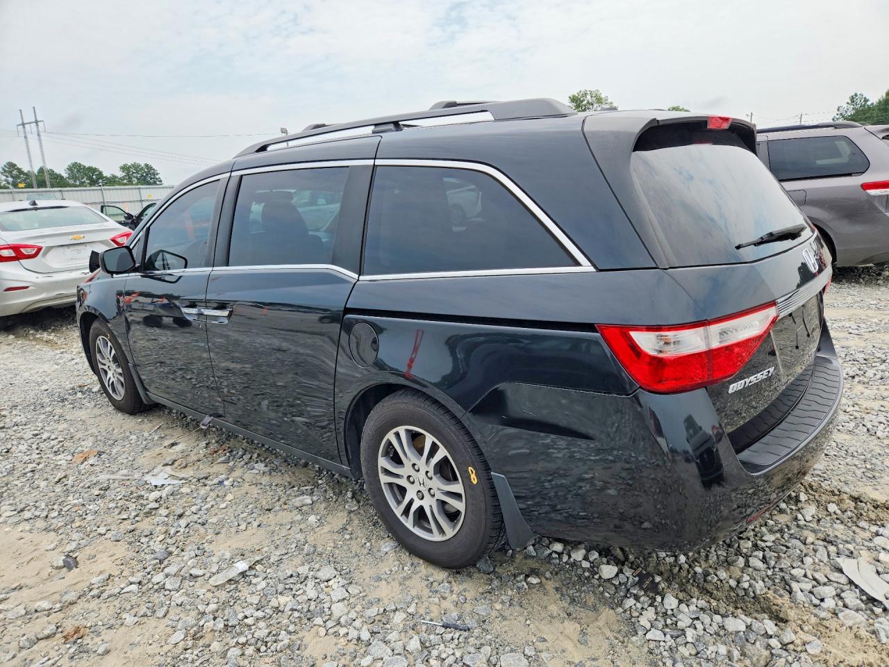 2012 Honda Odyssey Exl Черный vin: 5FNRL5H66CB116555