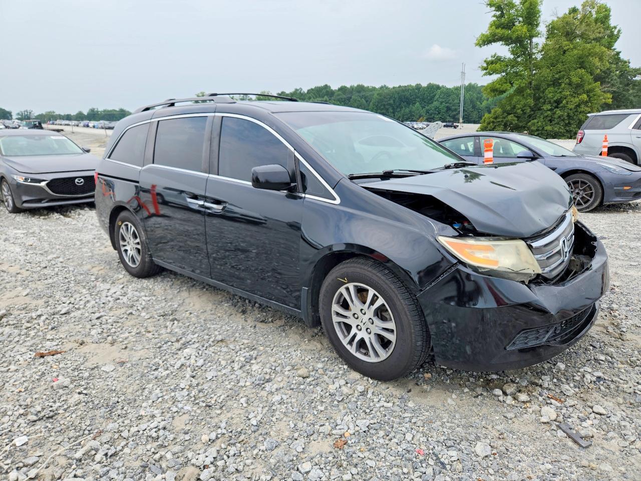 2012 Honda Odyssey Exl Черный vin: 5FNRL5H66CB116555