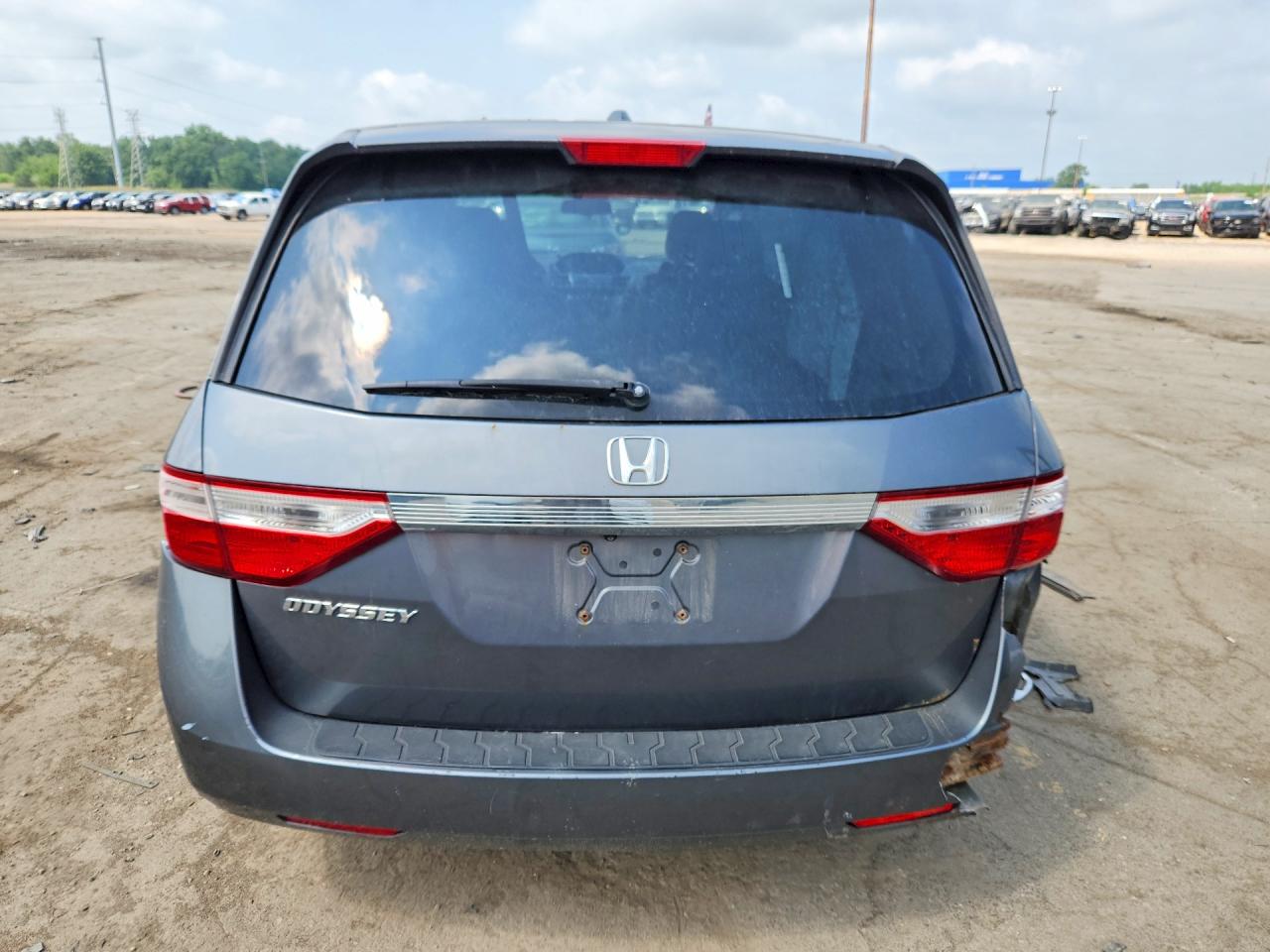 2012 Honda Odyssey Exl Gray vin: 5FNRL5H66CB119665
