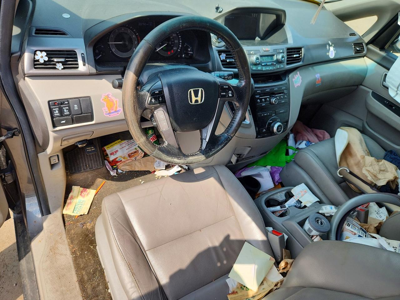 2012 Honda Odyssey Exl Gray vin: 5FNRL5H66CB119665