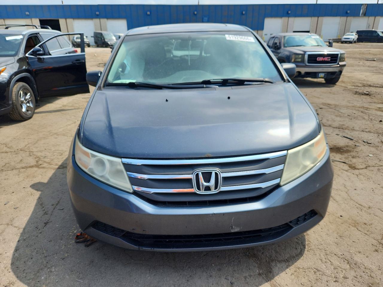 2012 Honda Odyssey Exl Gray vin: 5FNRL5H66CB119665