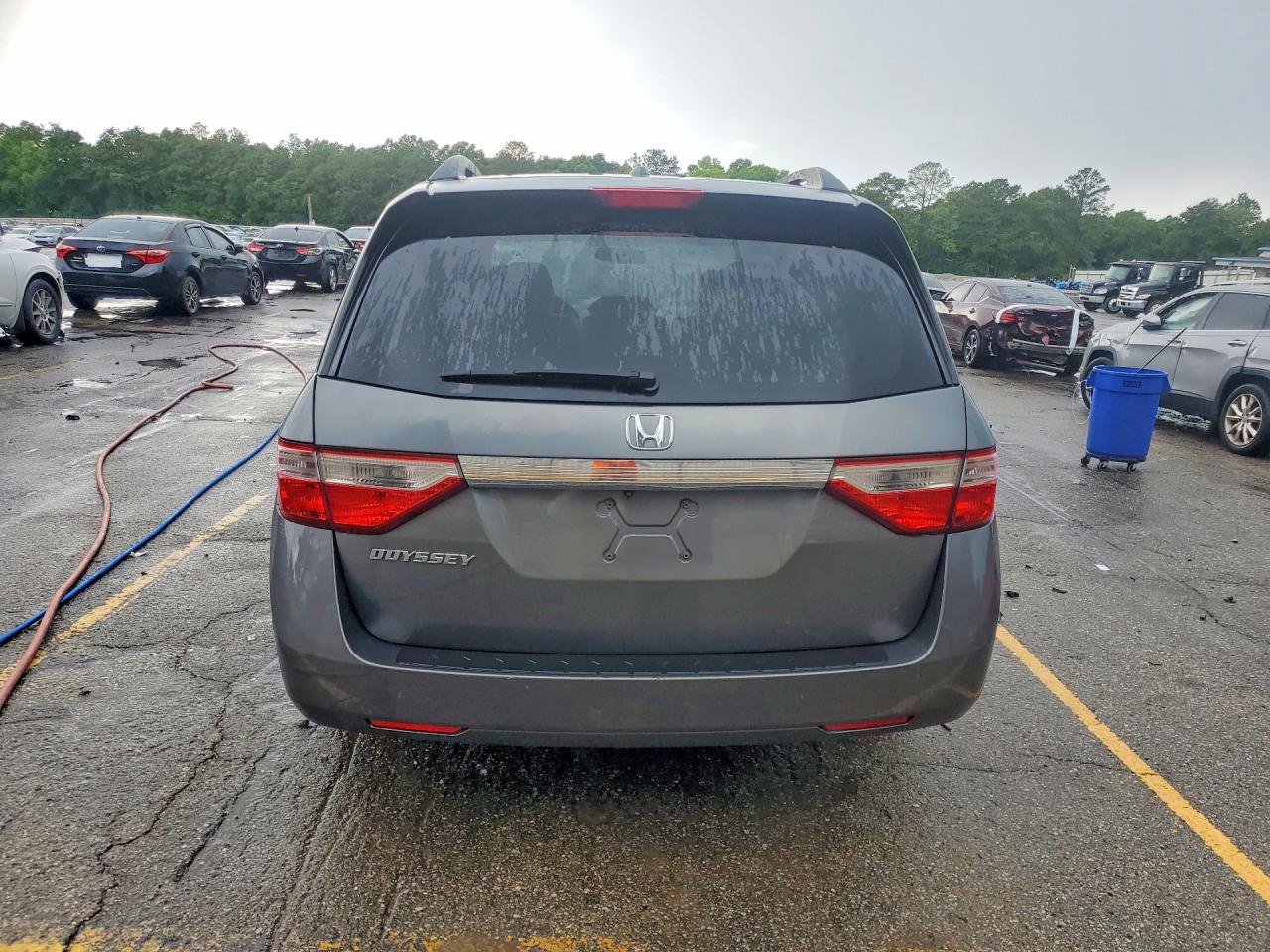 2012 Honda Odyssey Exl Gray vin: 5FNRL5H66CB124204