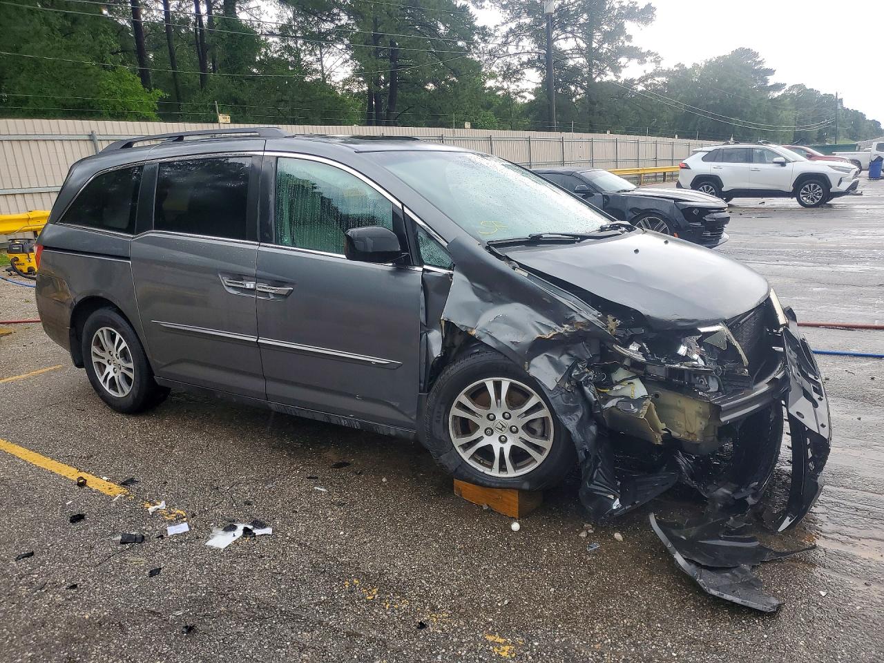 2012 Honda Odyssey Exl Gray vin: 5FNRL5H66CB124204