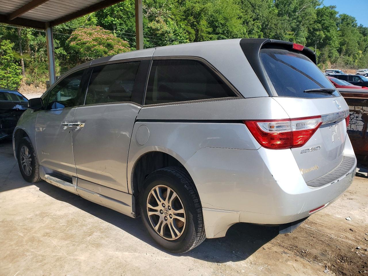 2012 Honda Odyssey Exl Серебряный vin: 5FNRL5H66CB129841