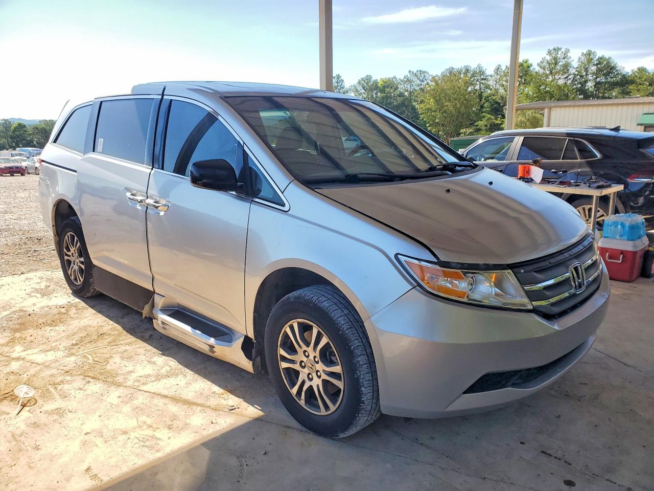 2012 Honda Odyssey Exl Серебряный vin: 5FNRL5H66CB129841